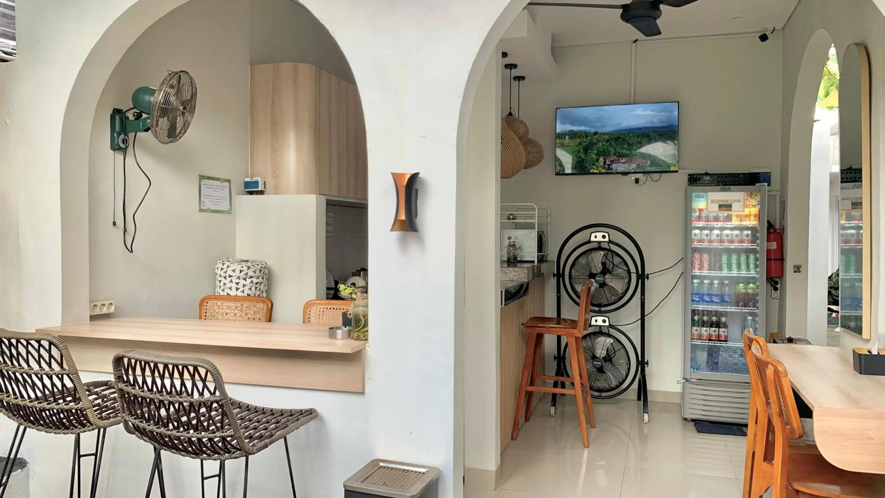 Communal kitchen in Baliem CoLiving