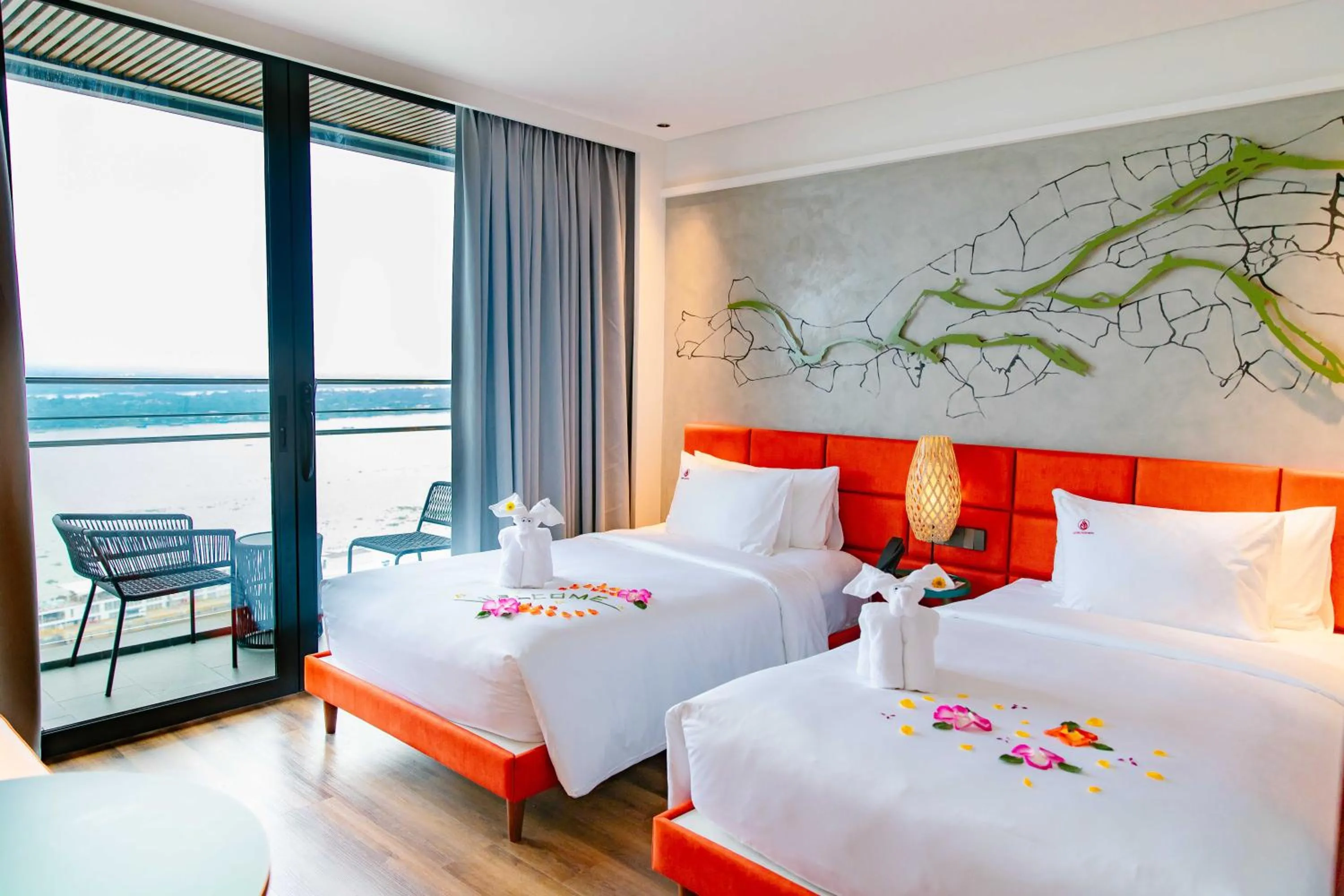 Bed in CENTRAL PLAZA HOTEL - Mỹ Tho