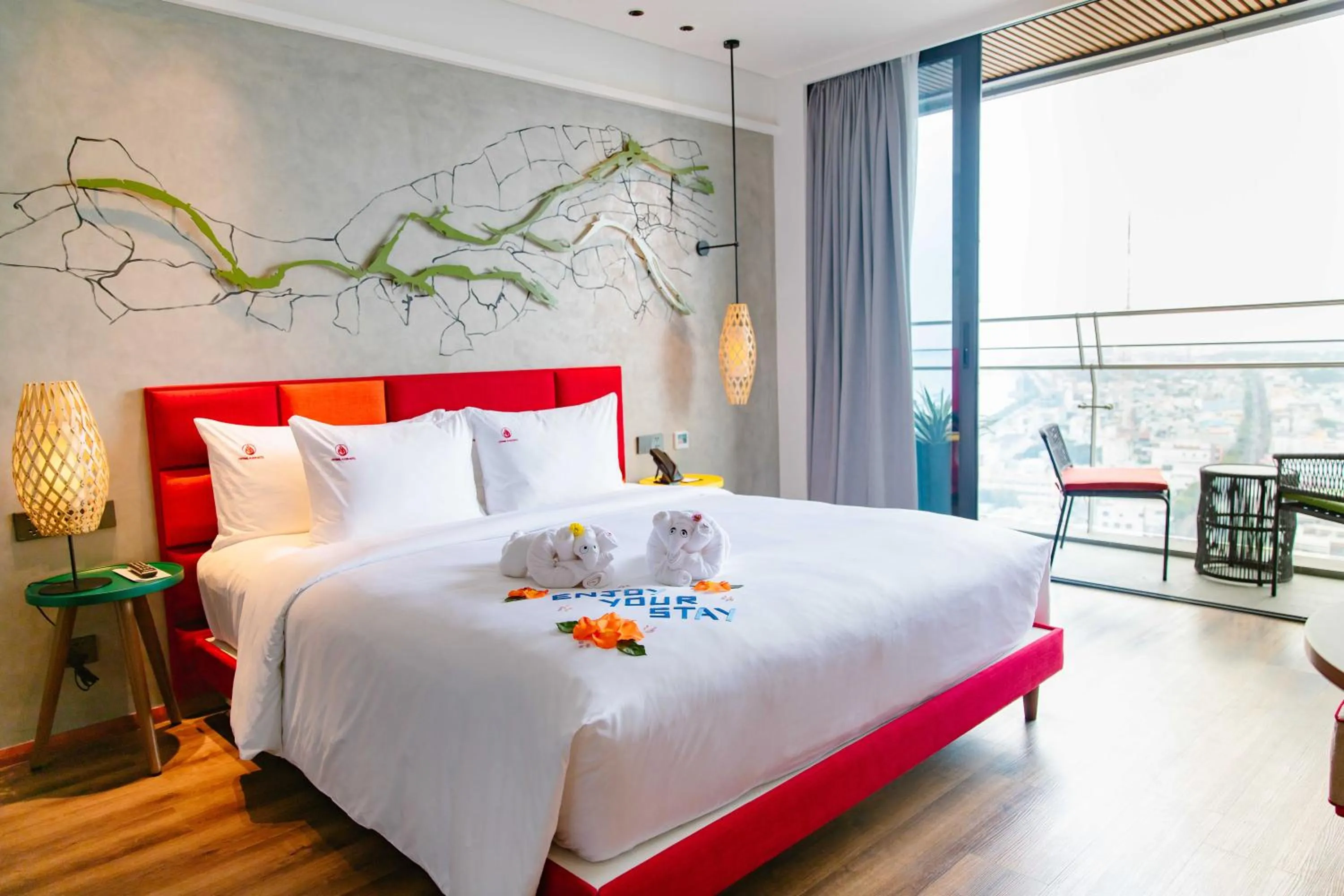 Bed in CENTRAL PLAZA HOTEL - Mỹ Tho