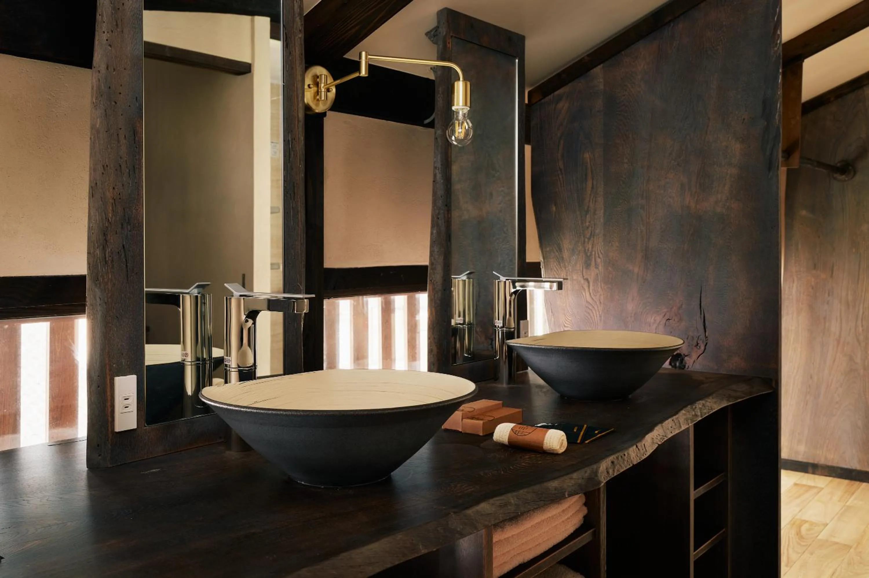 Bathroom in Onsen and Garden Nana