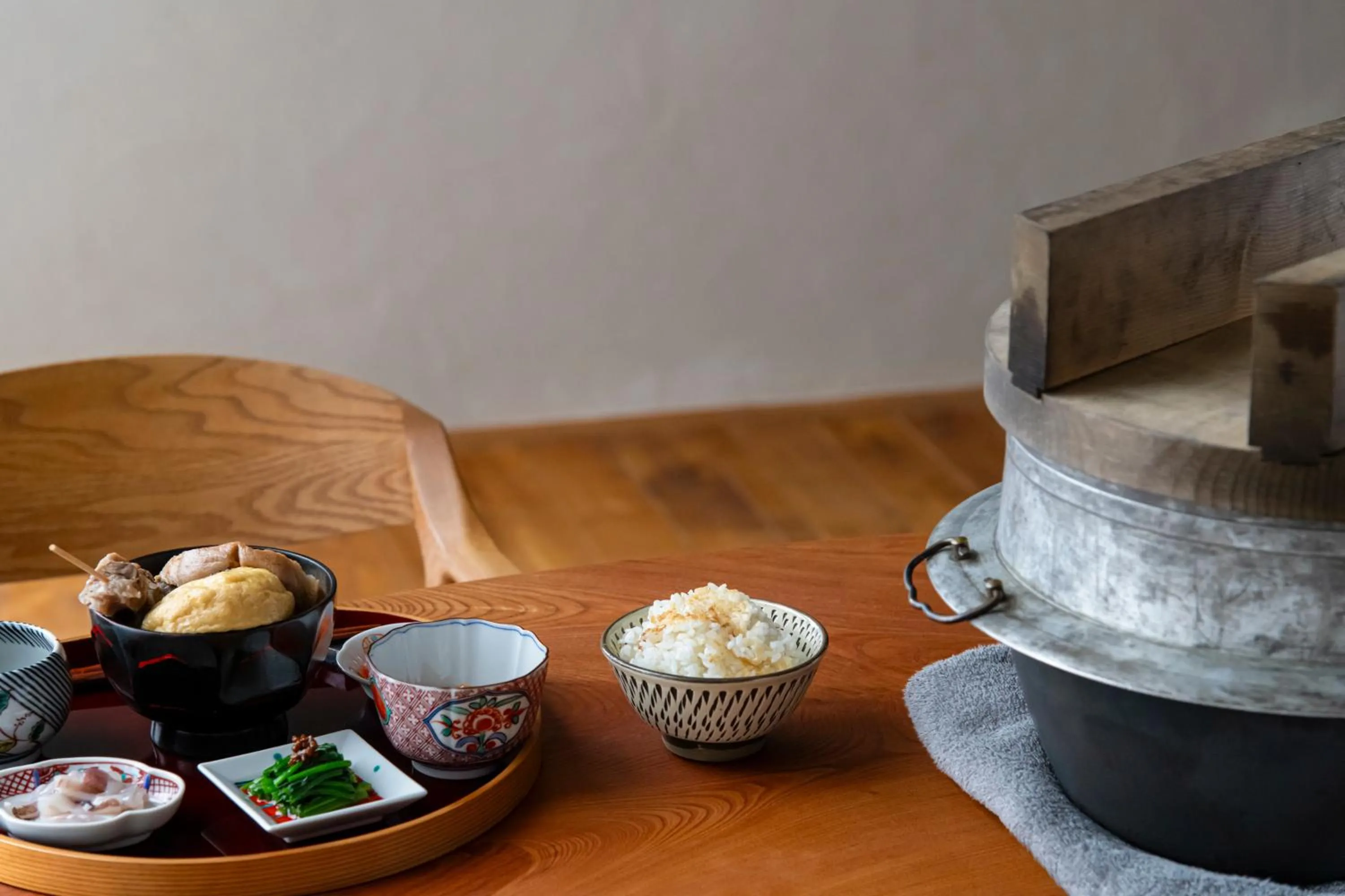 Breakfast in Onsen and Garden Nana