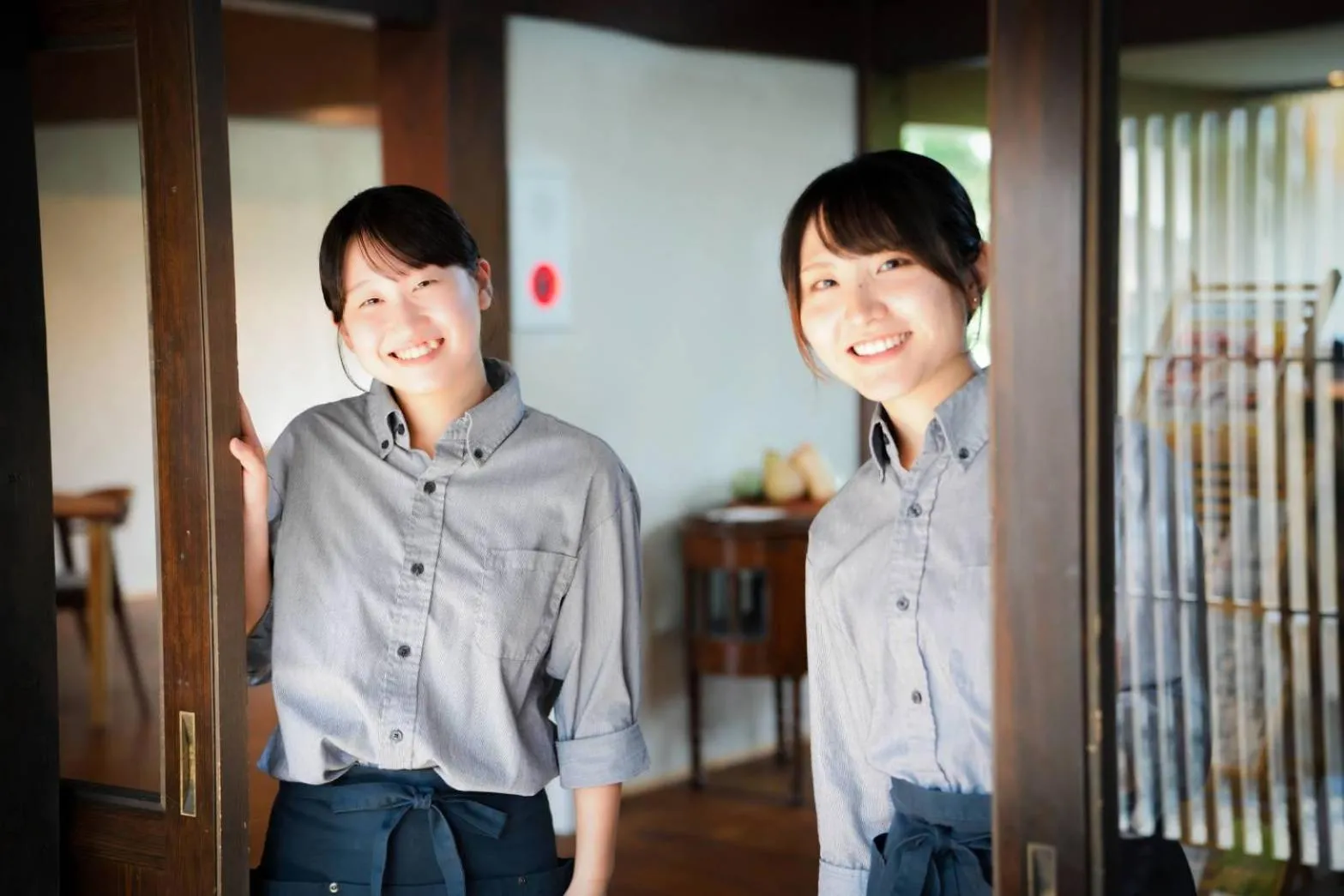 Staff in Onsen and Garden Nana