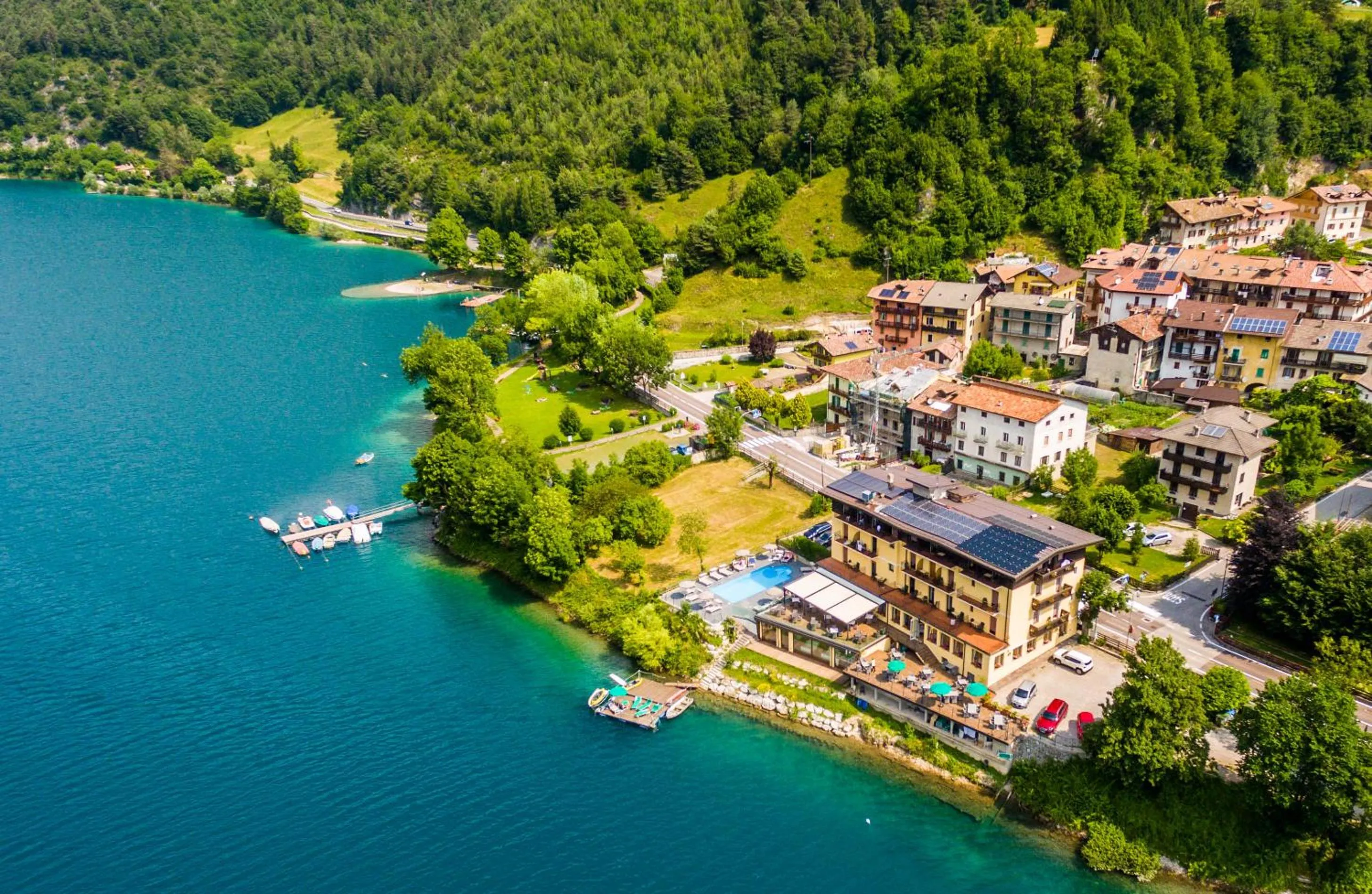 Bird's eye view in Albergo Mezzolago