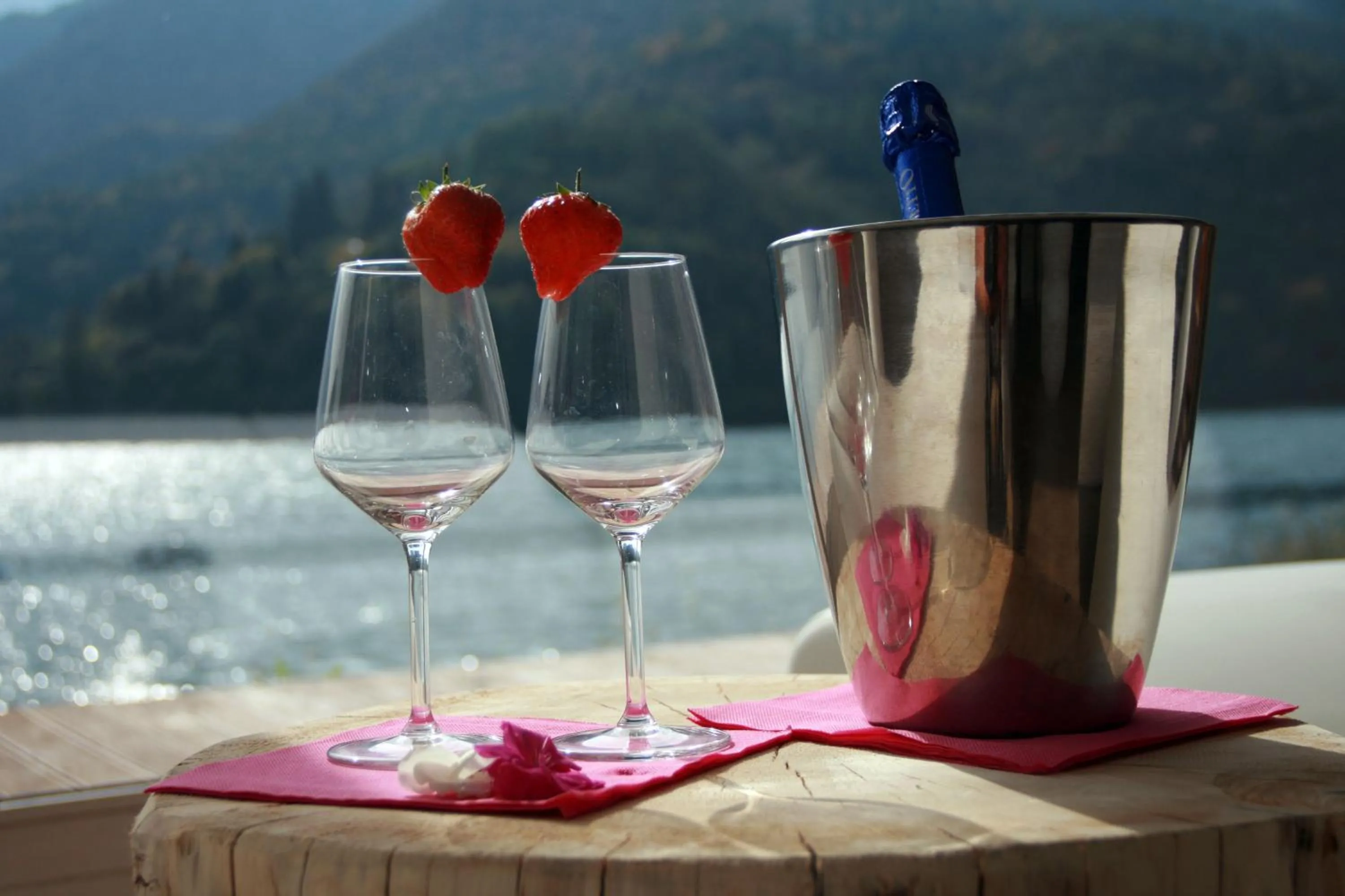 Natural landscape in Albergo Mezzolago