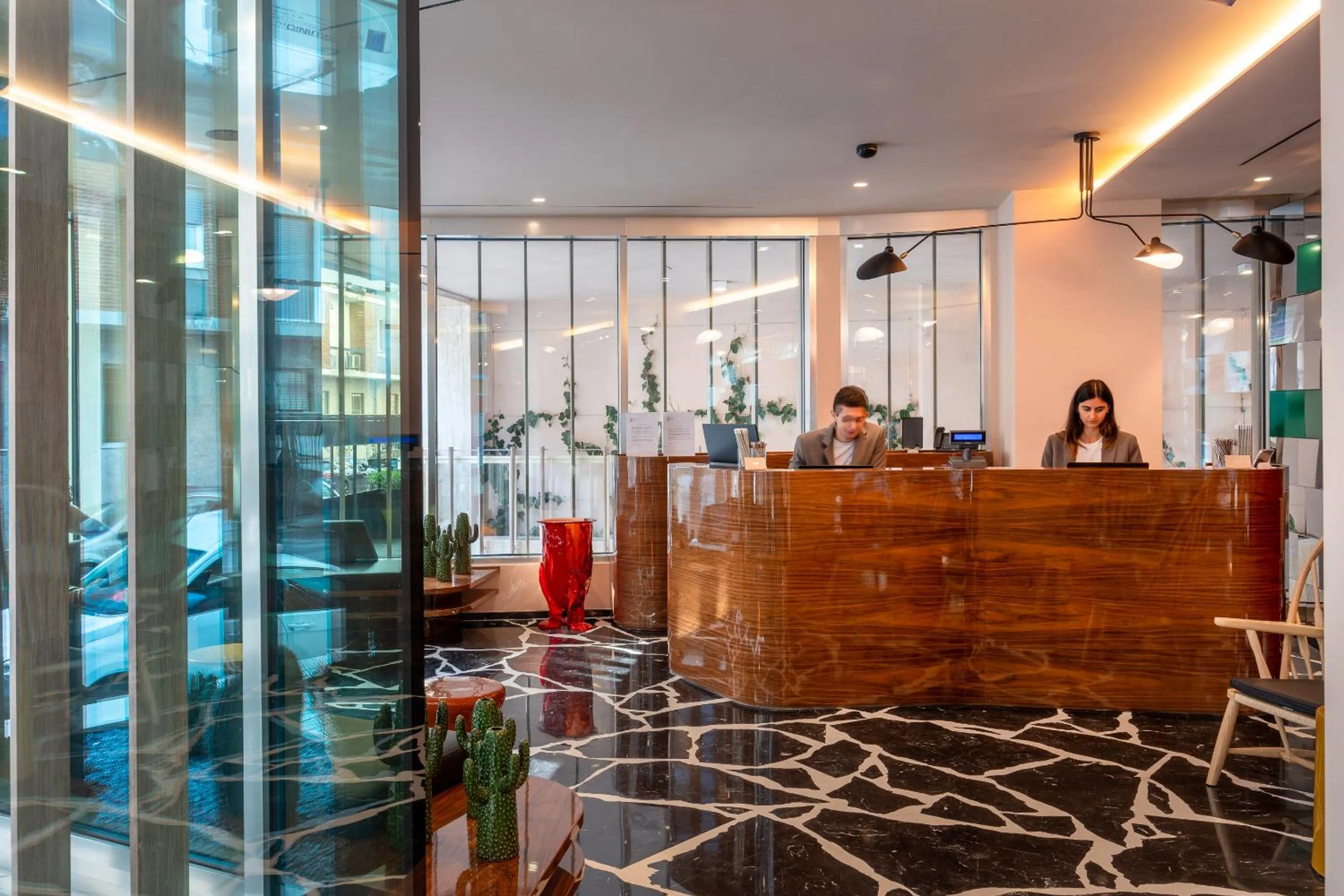 Lobby or reception in Hotel Calimala Milano