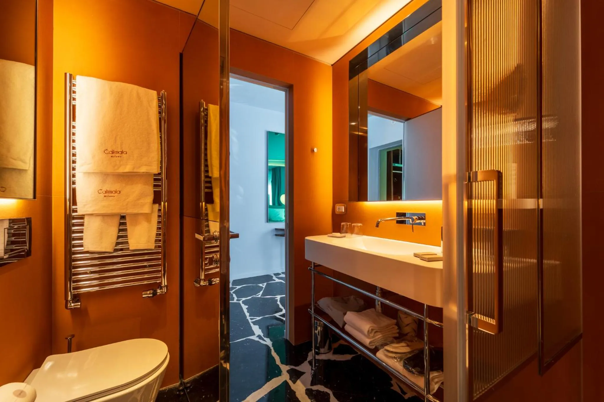 Bathroom in Hotel Calimala Milano