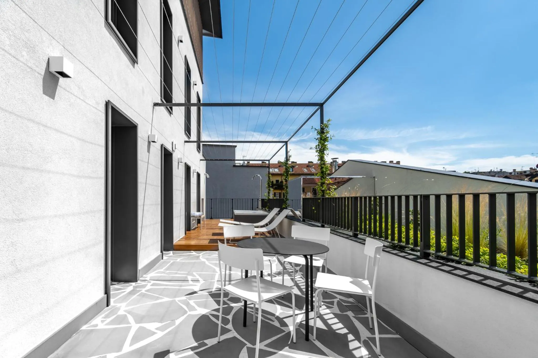 Balcony/Terrace in Hotel Calimala Milano