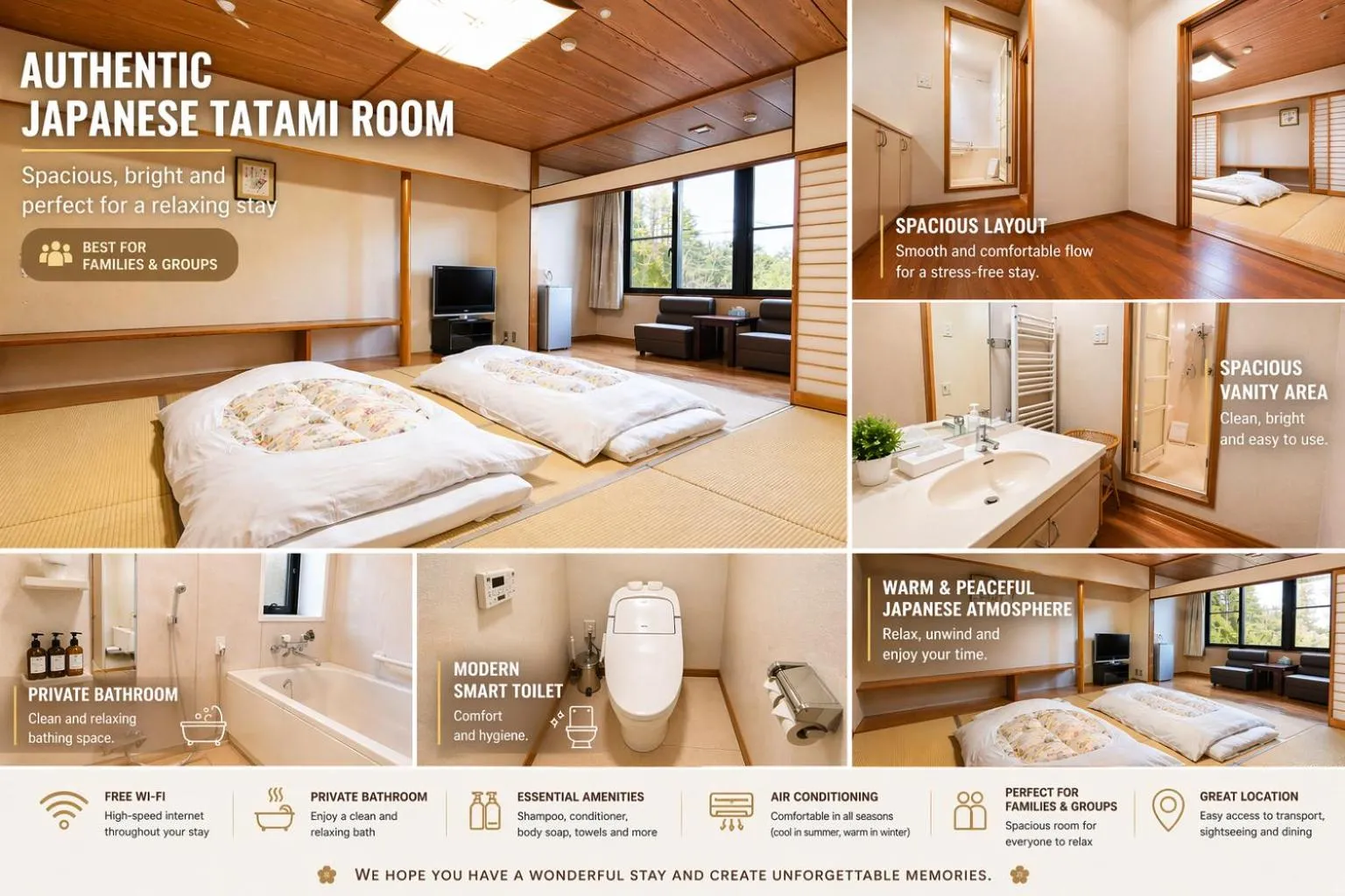 Family Room with Private Bathroom in Resort Project Myoko Kogen Hot Spring