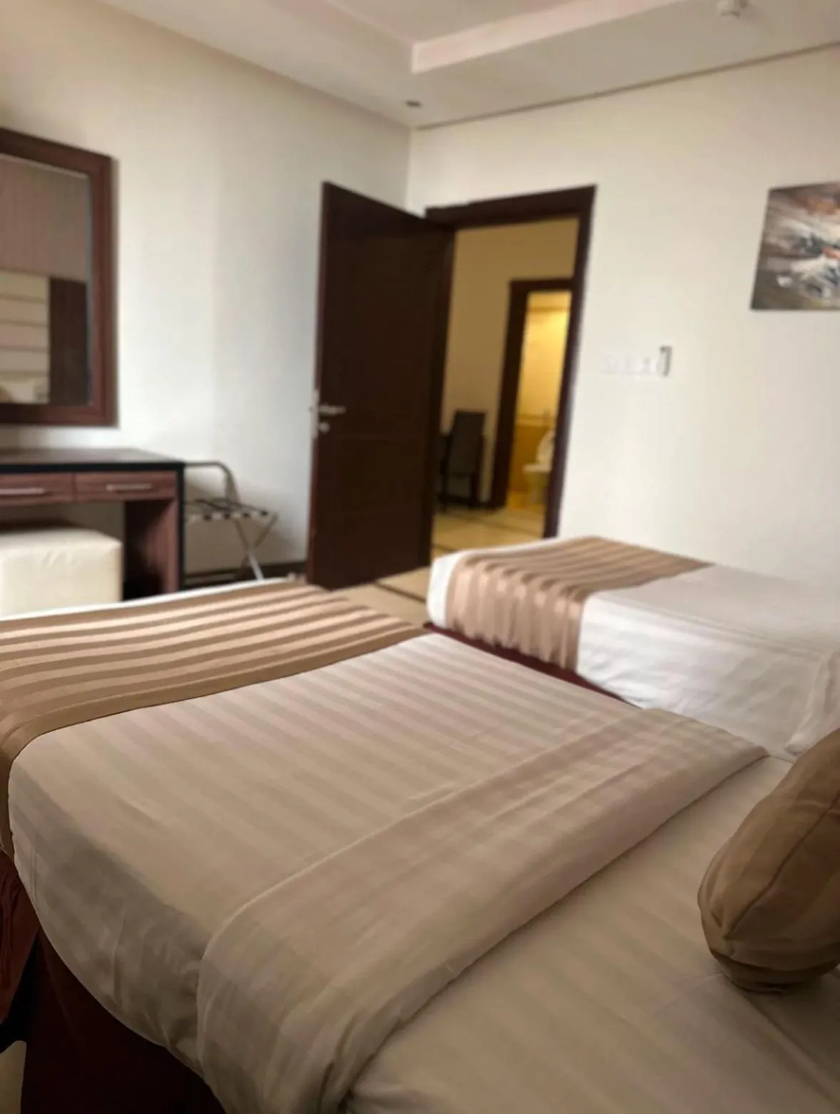 Bed in Capital Residence Serviced Apartments - Riyadh Convention & Exhibition center