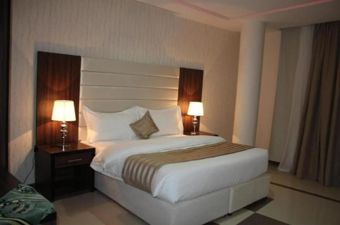 Bed in Capital Residence Serviced Apartments - Riyadh Convention & Exhibition center