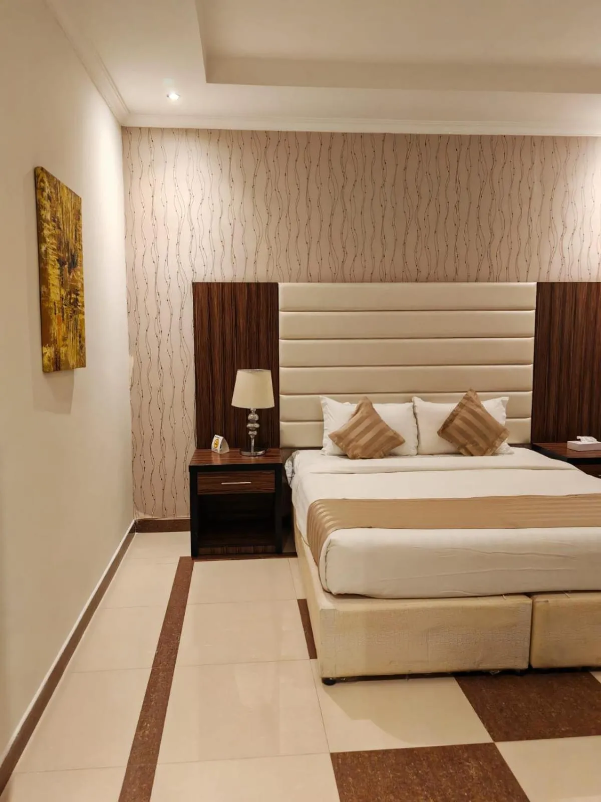 Bed in Capital Residence Serviced Apartments - Riyadh Convention & Exhibition center