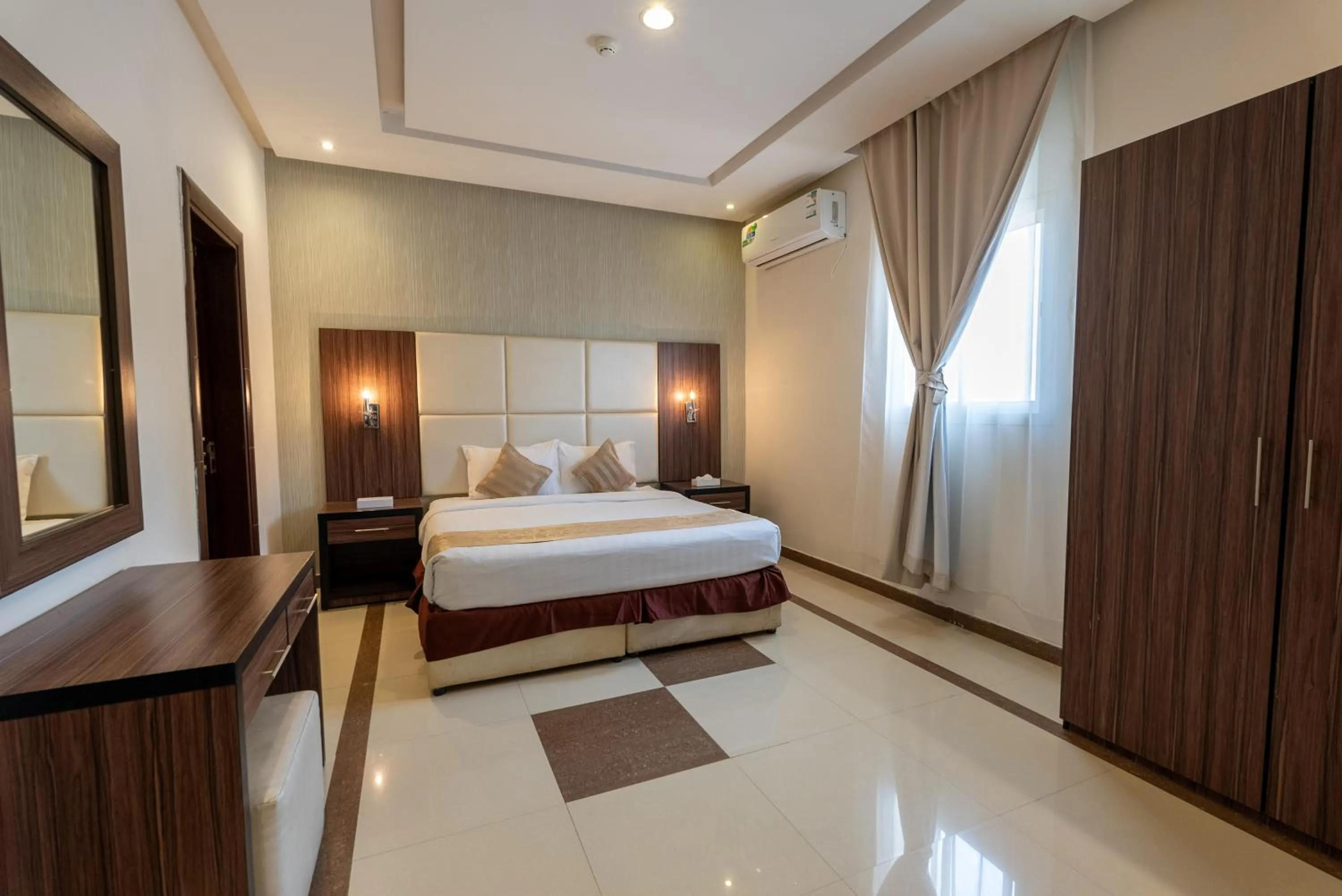 Bed in Capital Residence Serviced Apartments - Riyadh Convention & Exhibition center