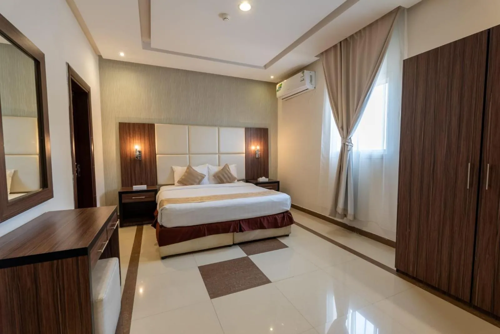 Bed in Capital Residence Serviced Apartments - Riyadh Convention & Exhibition center