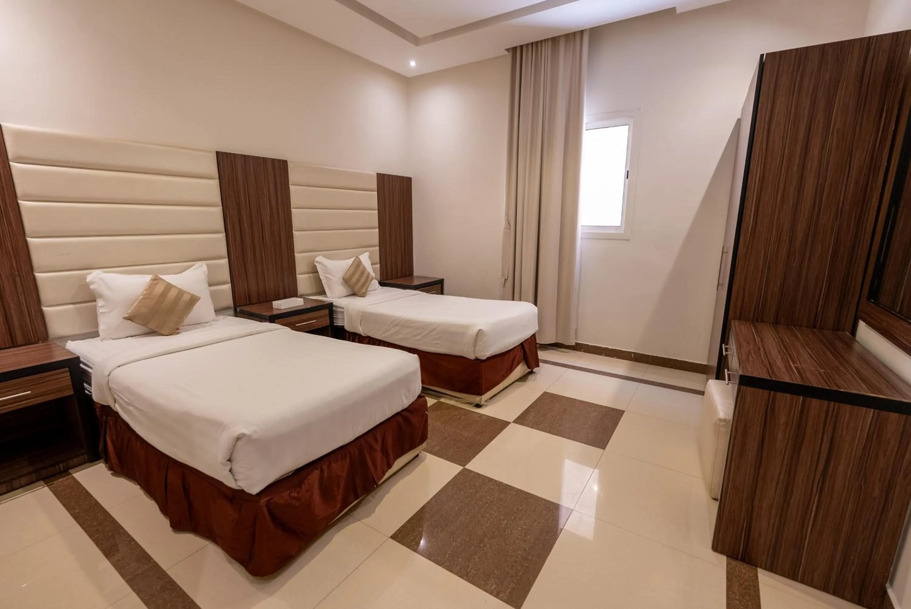 Bed in Capital Residence Serviced Apartments - Riyadh Convention & Exhibition center