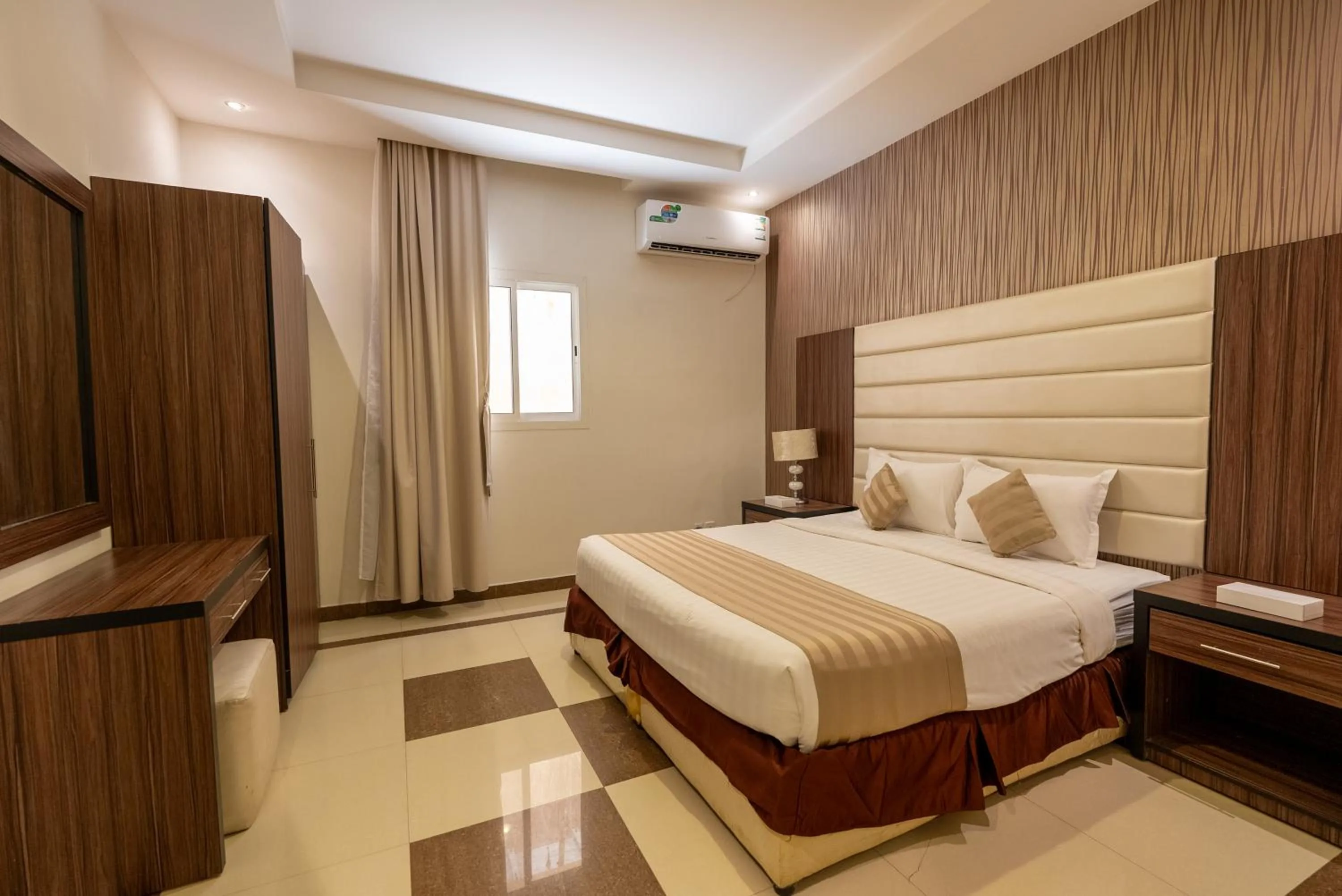 Bed in Capital Residence Serviced Apartments - Riyadh Convention & Exhibition center