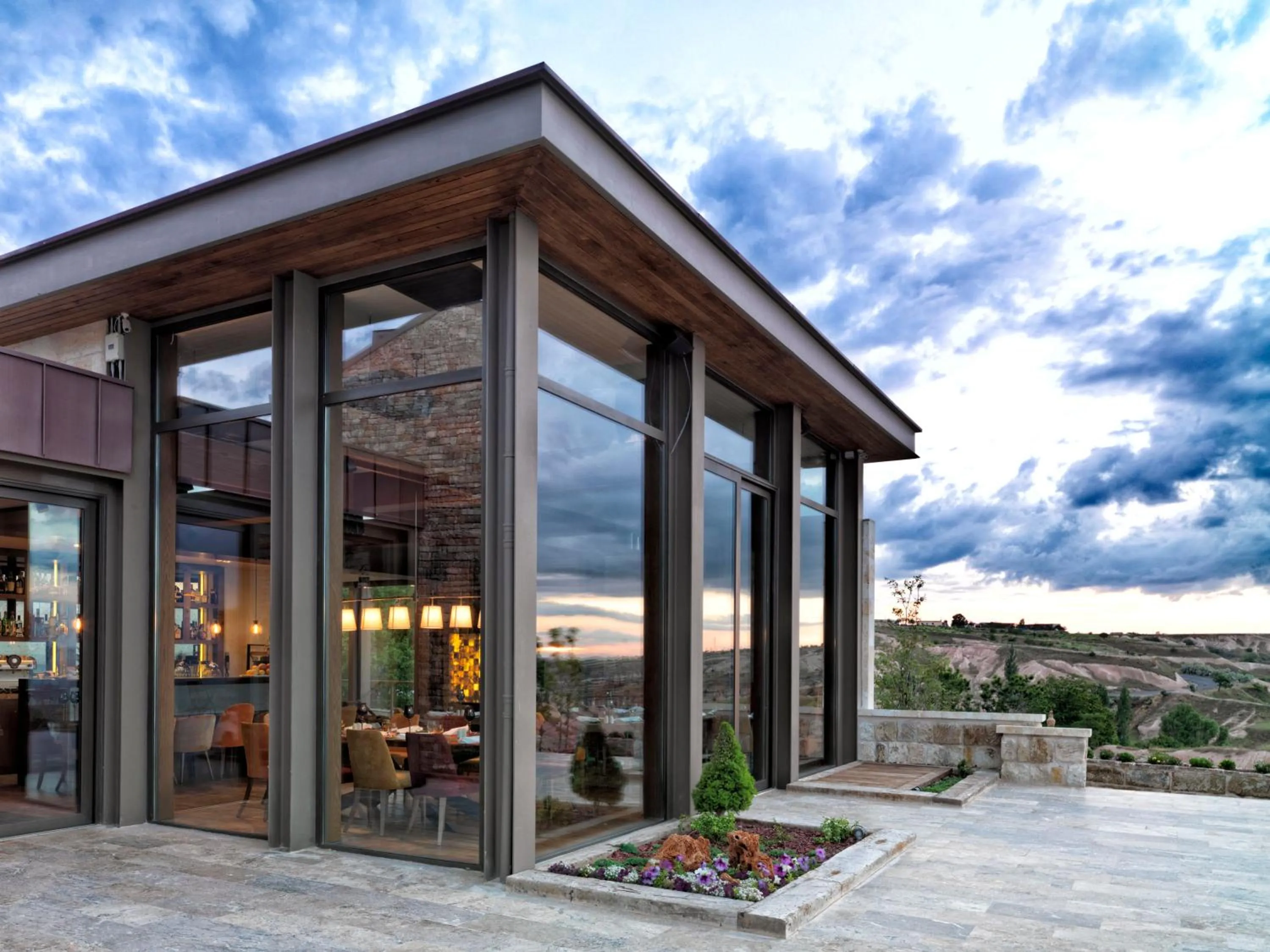 Balcony/Terrace in Ariana Sustainable Luxury Lodge - Special Category - Cappadocia