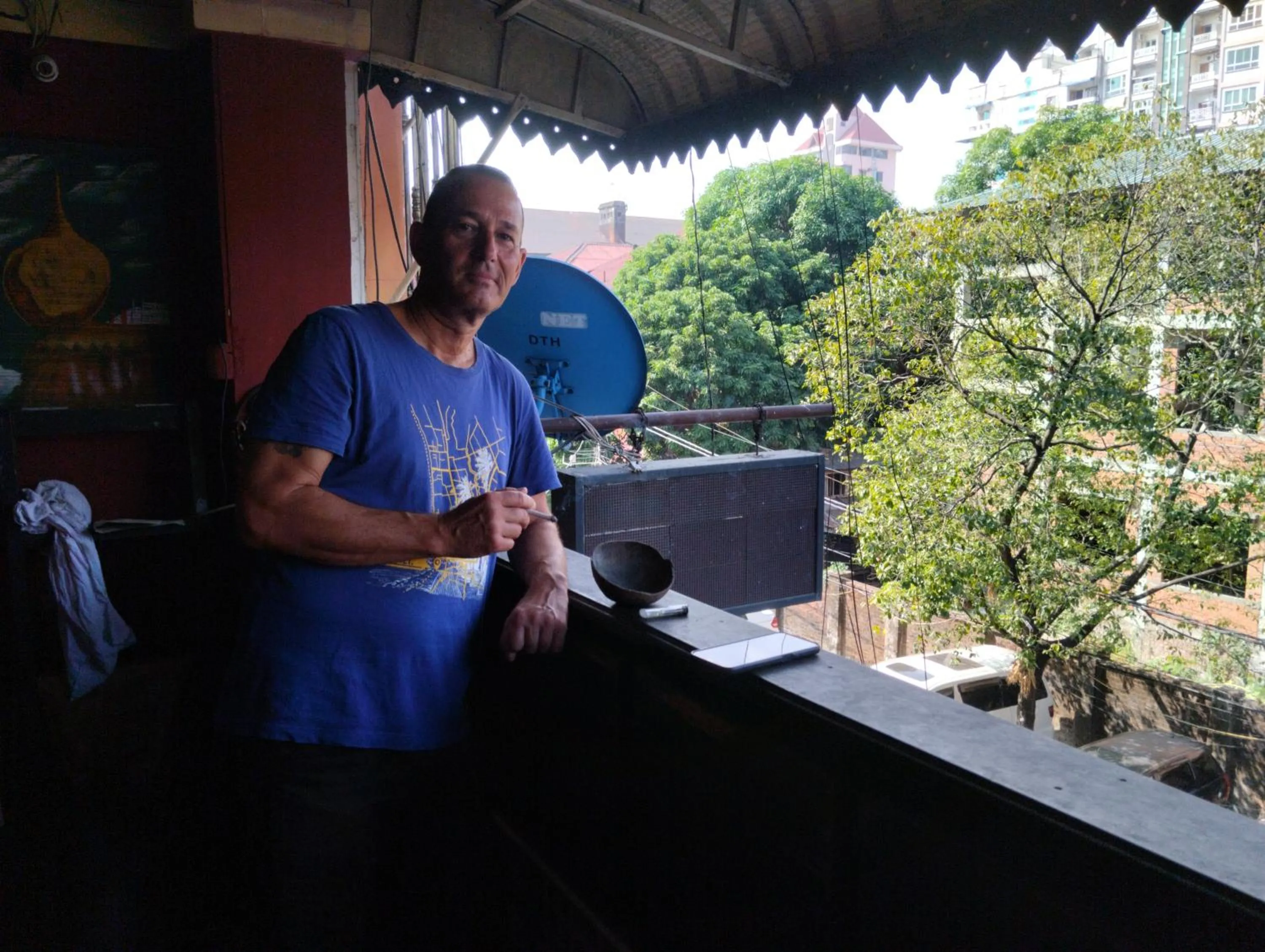 Balcony/Terrace in Shannkalay Hostel