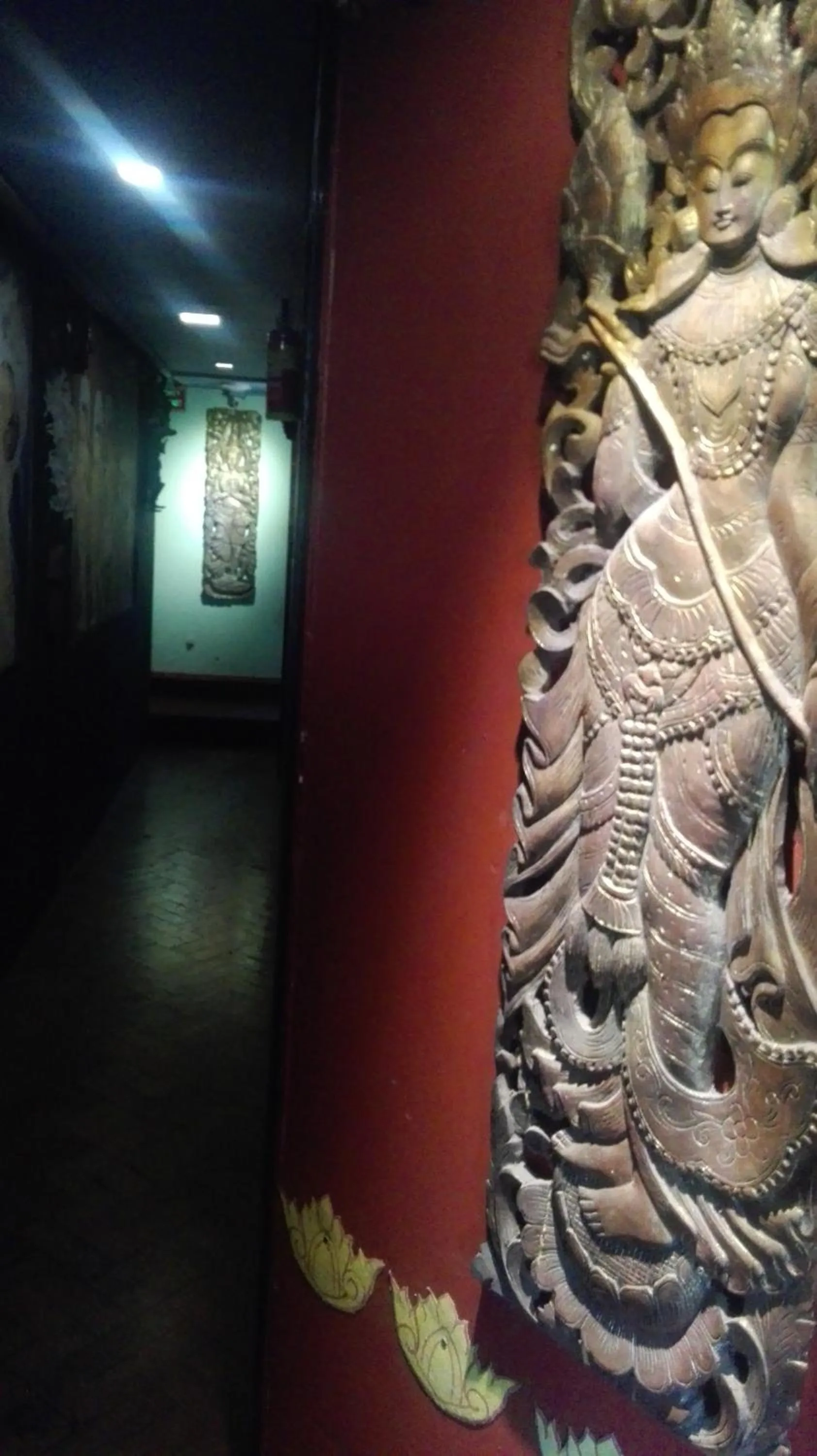 Decorative detail in Shannkalay Hostel