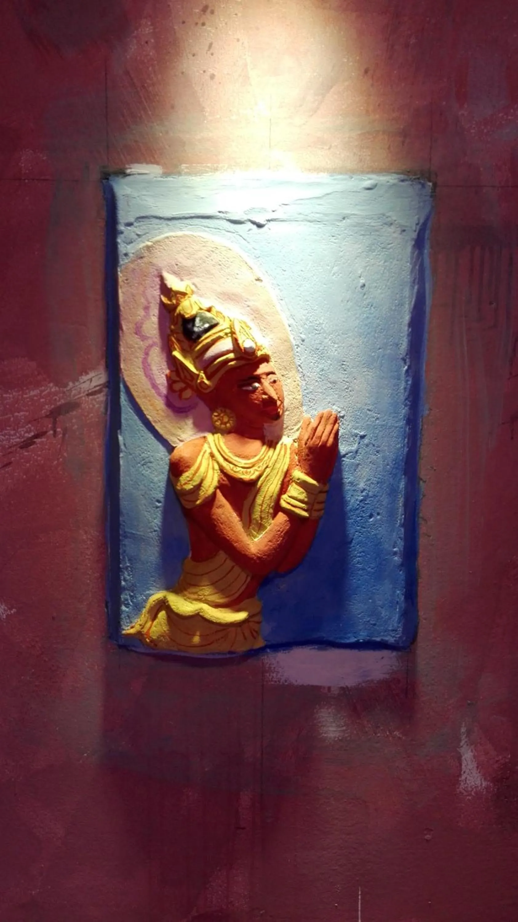 Decorative detail in Shannkalay Hostel