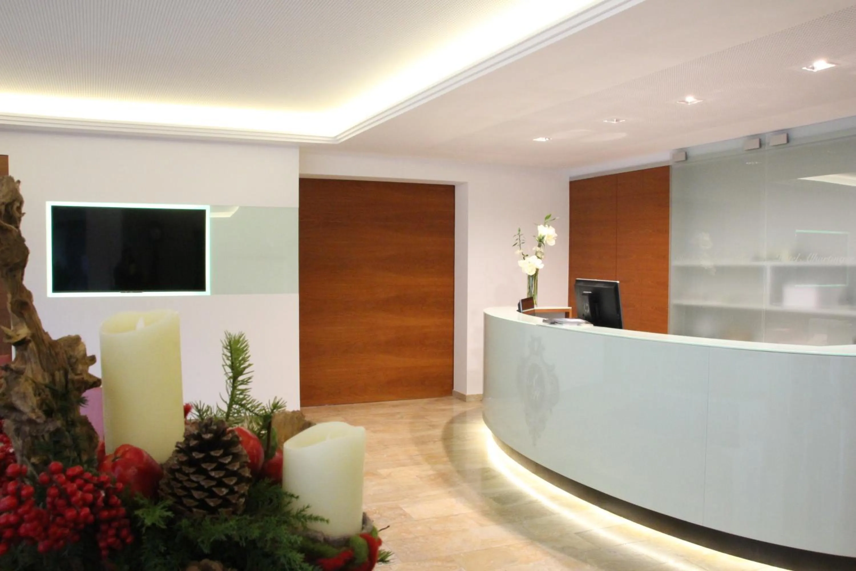 Lobby or reception in Hotel Alhartinger Hof