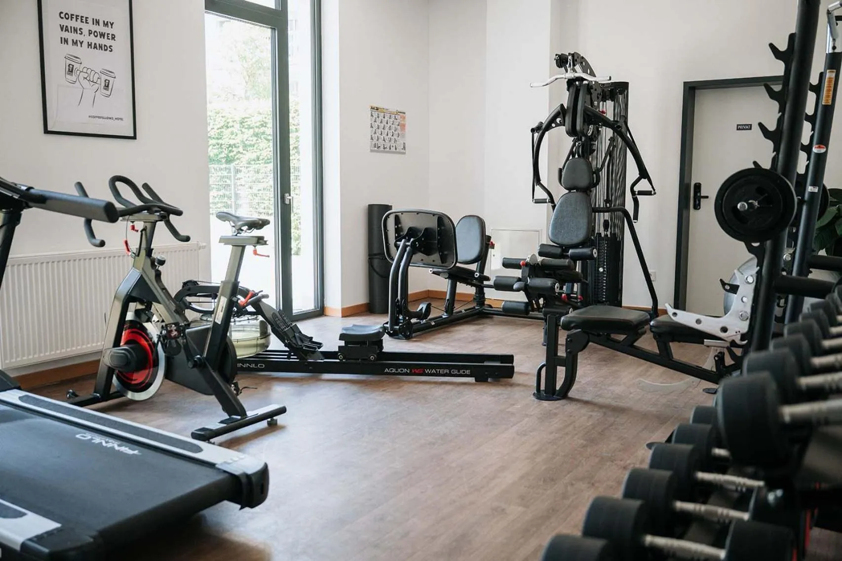 Fitness centre/facilities in Coffee Fellows Hotel München-Freiham