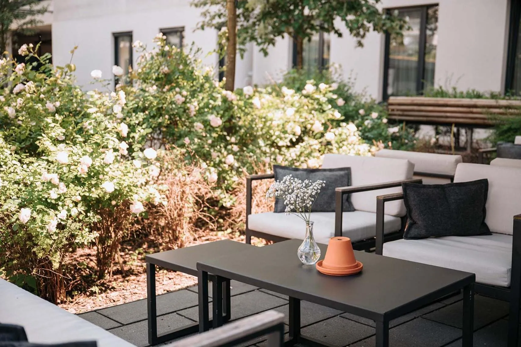 Balcony/Terrace in Coffee Fellows Hotel München-Freiham