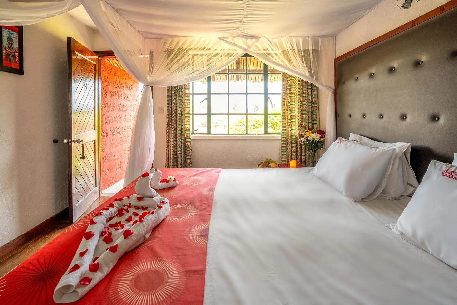 Bed in Muthu Mara River Lodge