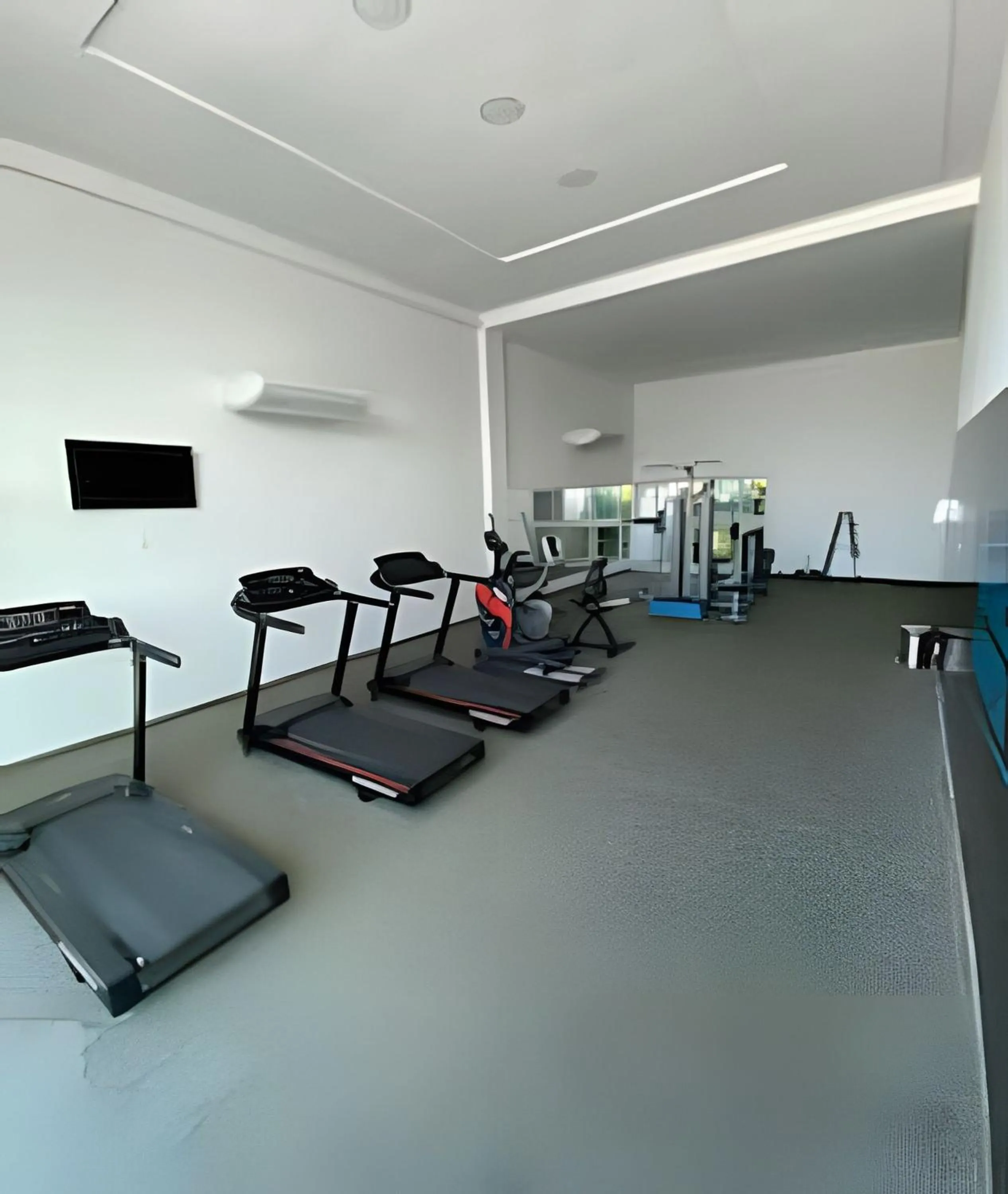 Fitness centre/facilities in Flat Resort Muro Alto