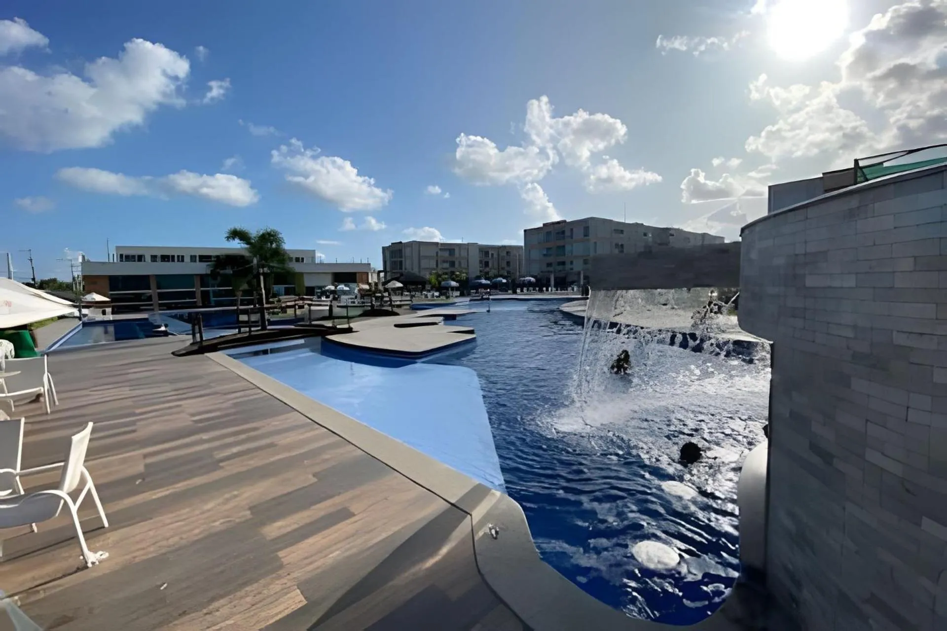 Swimming pool in Flat Resort Muro Alto