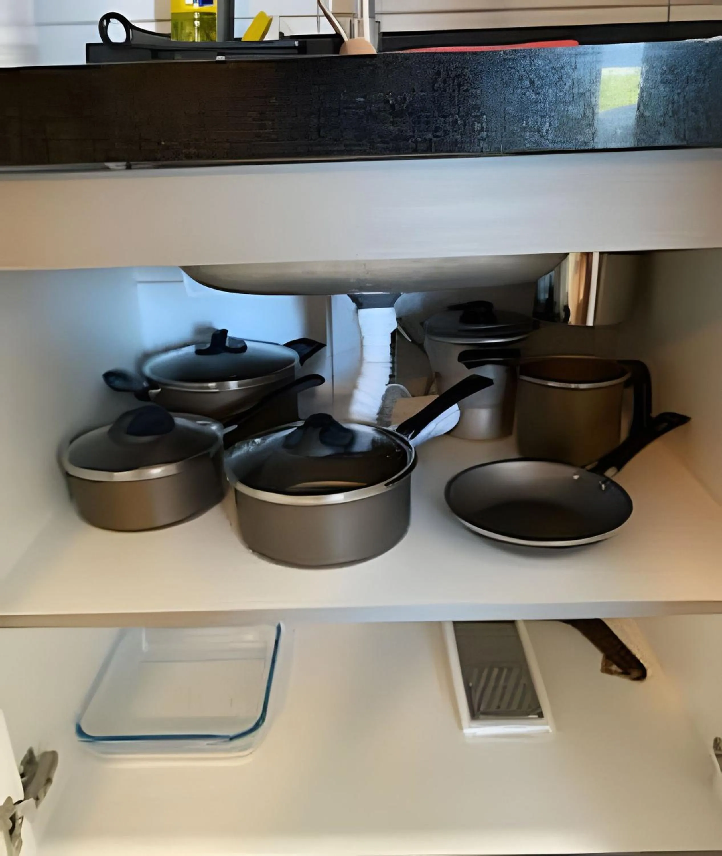 Kitchen or kitchenette in Flat Resort Muro Alto