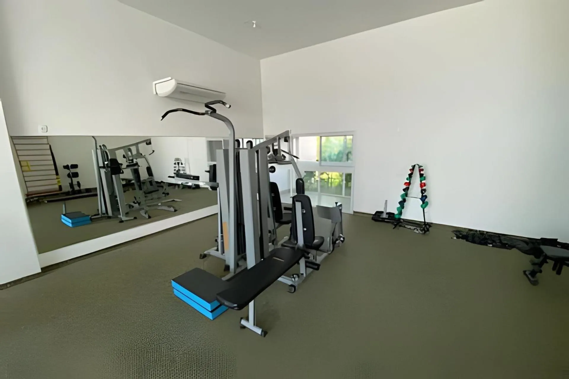 Fitness centre/facilities in Flat Resort Muro Alto