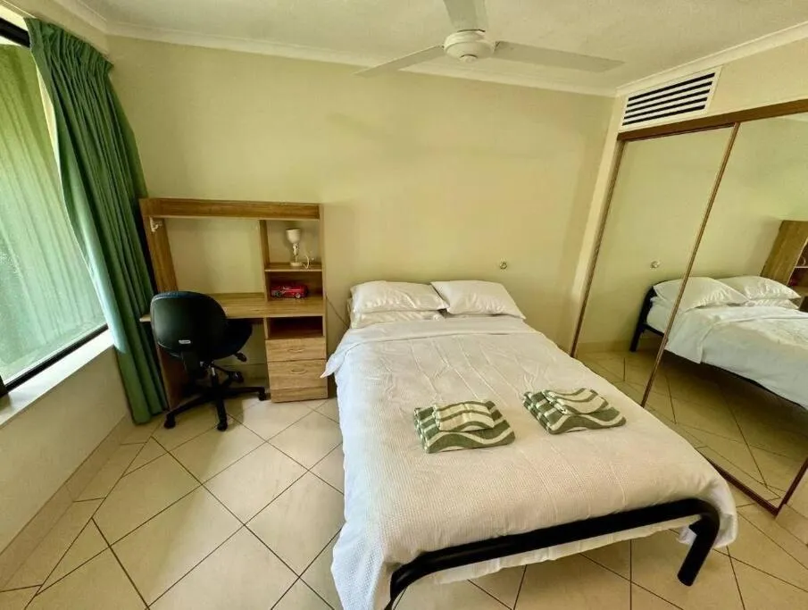 Bed in Downtown Delight 2BR Getaway with Pool