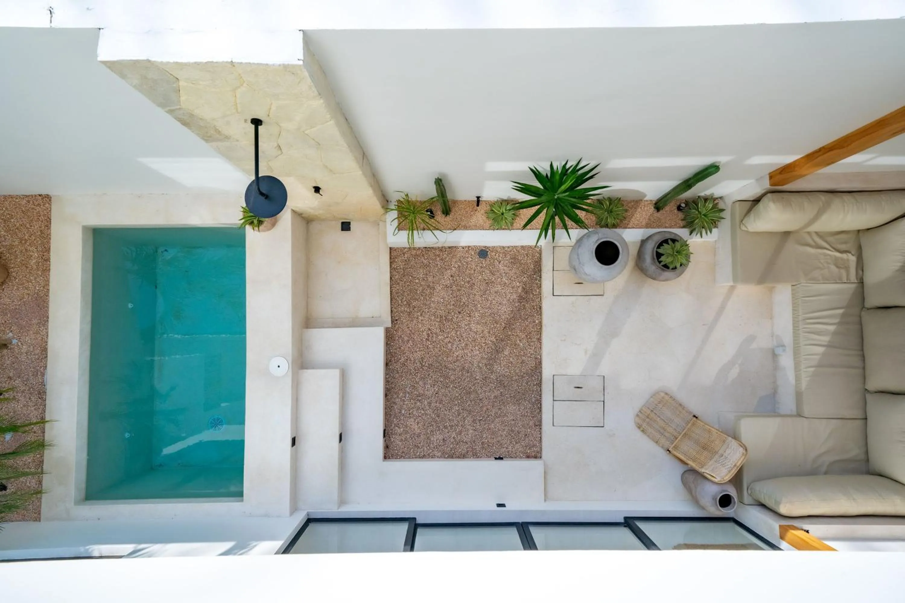 Seating area in Casa Terra Uluwatu