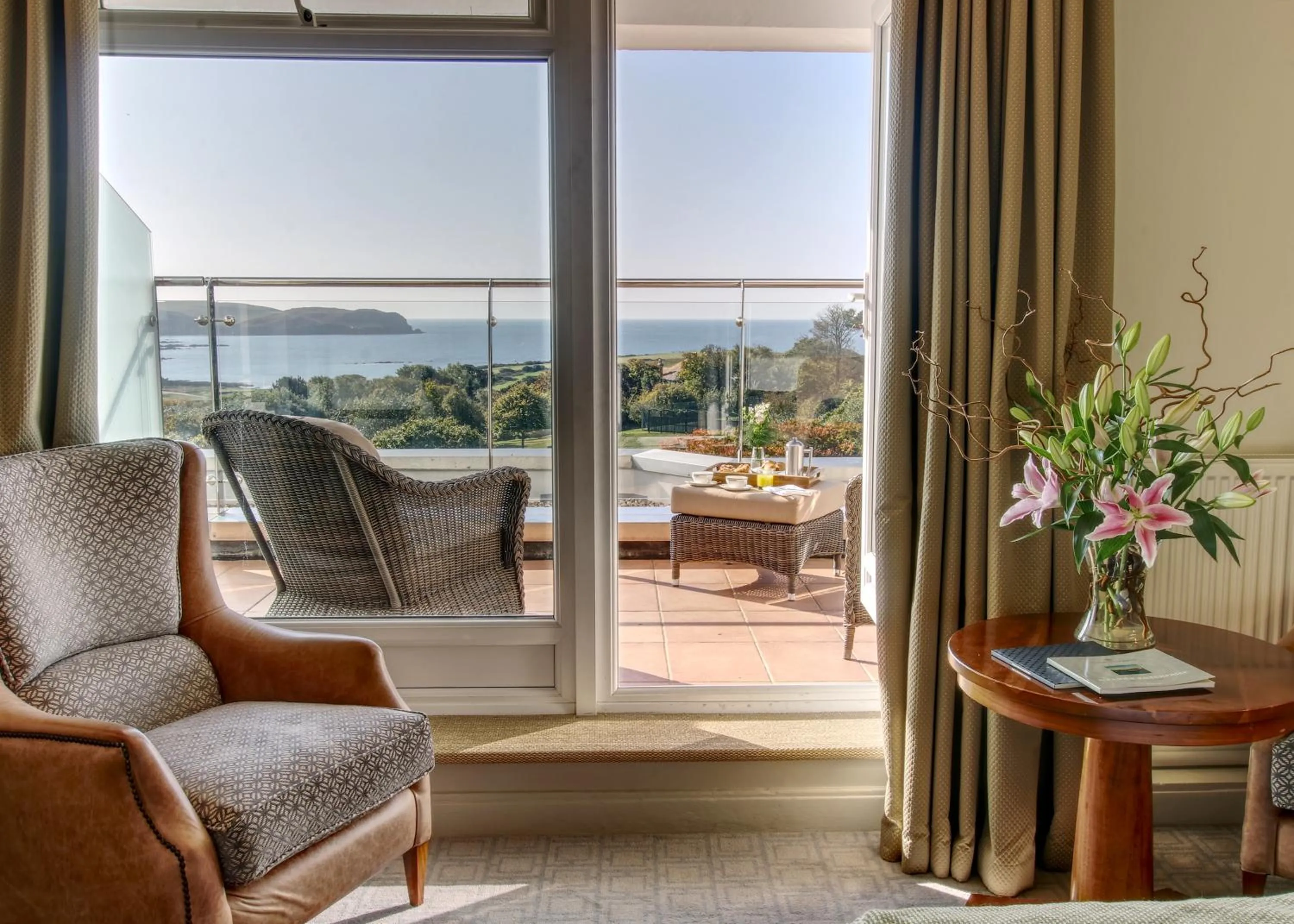 Balcony/Terrace in Thurlestone Hotel