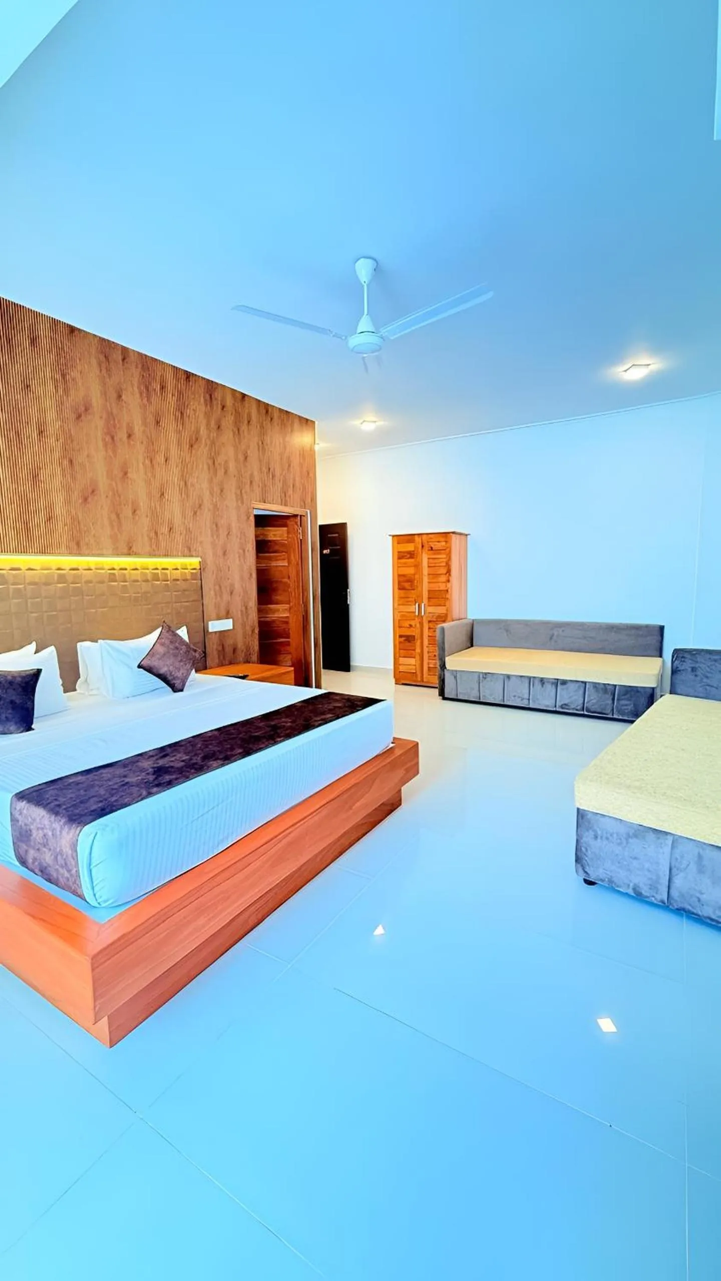 Bed in Sevonra Beach Resort