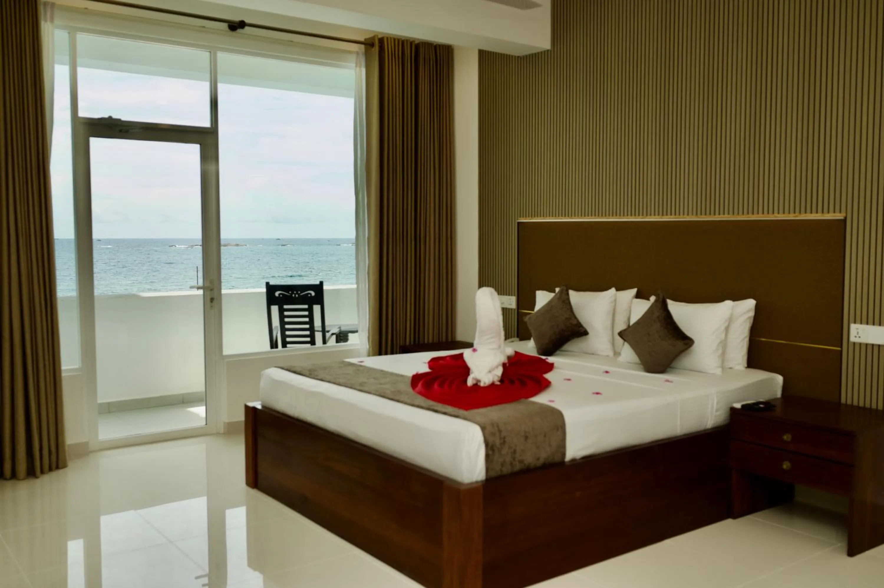 Bed in Sevonra Beach Resort
