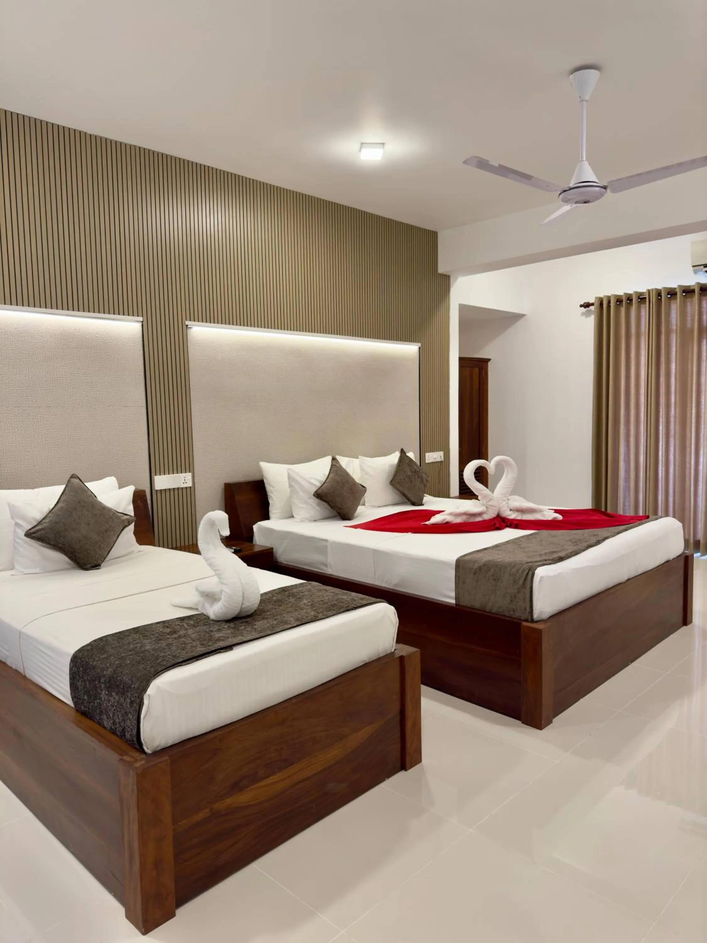 Bed in Sevonra Beach Resort