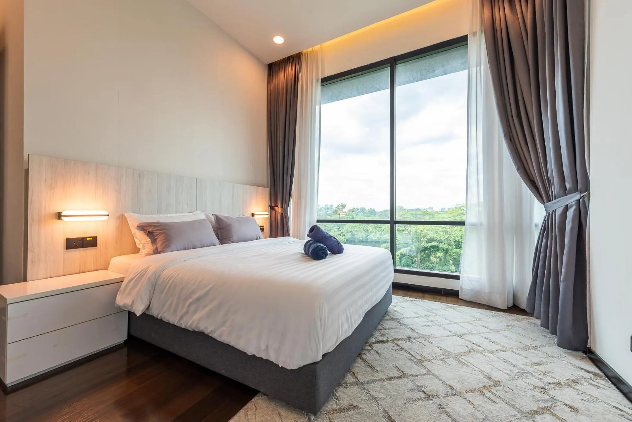 Bedroom, Bed in Opus Residences by Centurypro
