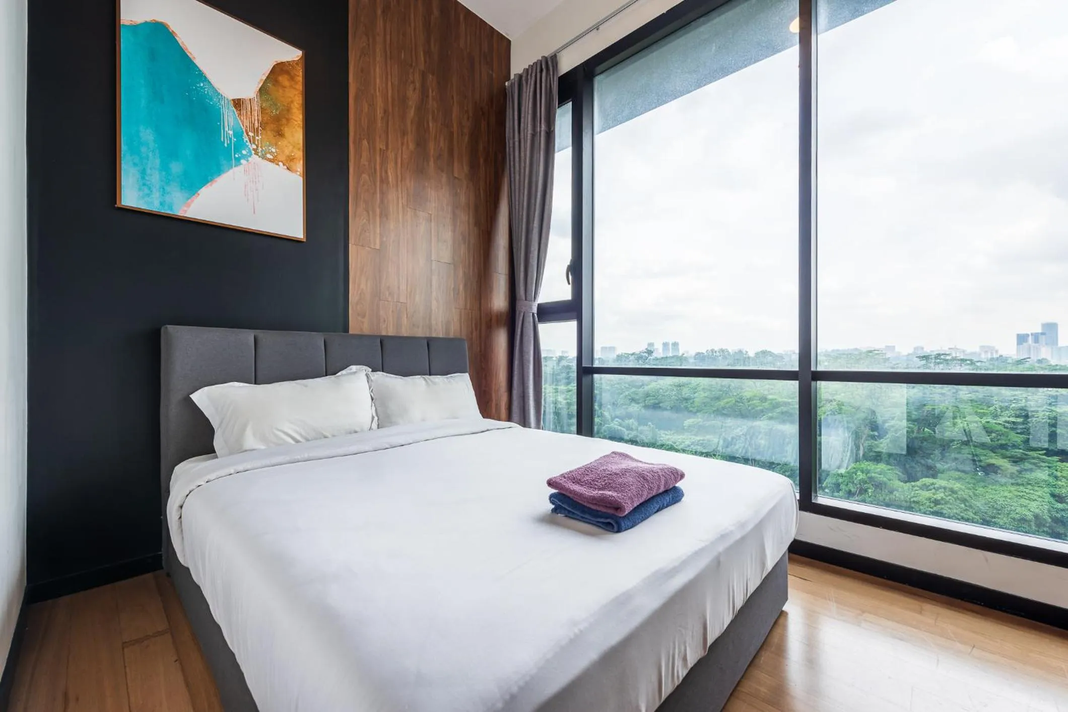 Bedroom, Bed in Opus Residences by Centurypro