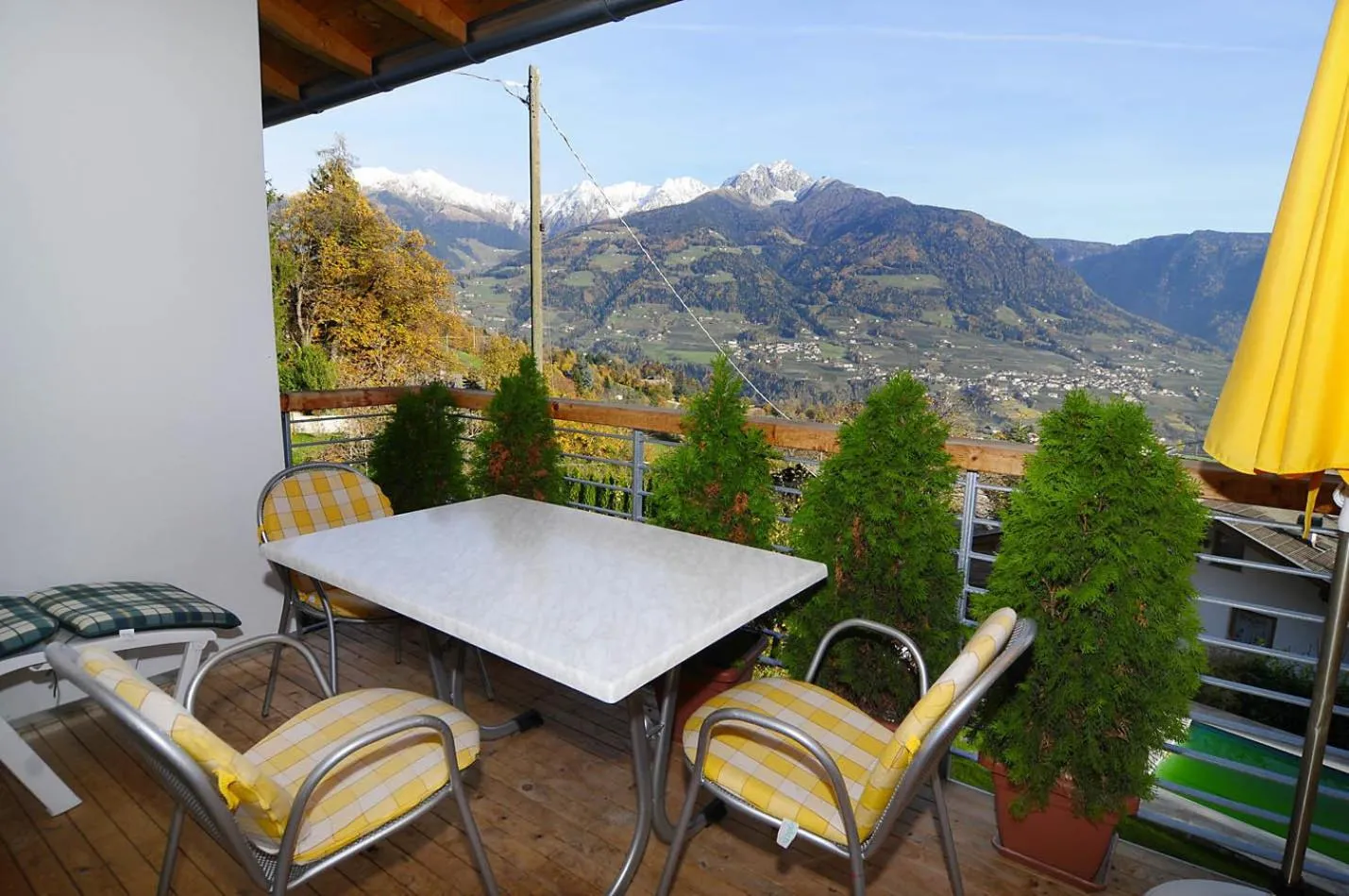 Balcony/Terrace in Haus Rosengarten
