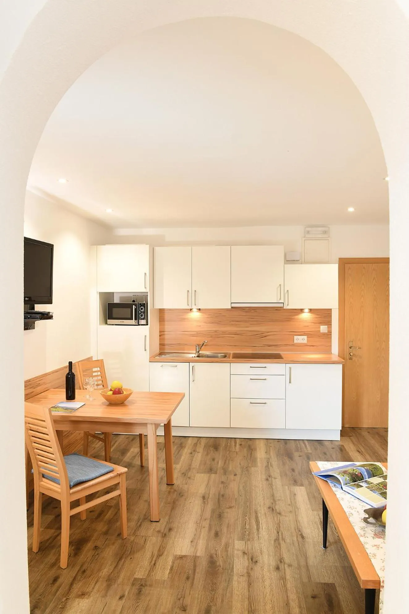 Kitchen or kitchenette in Haus Rosengarten