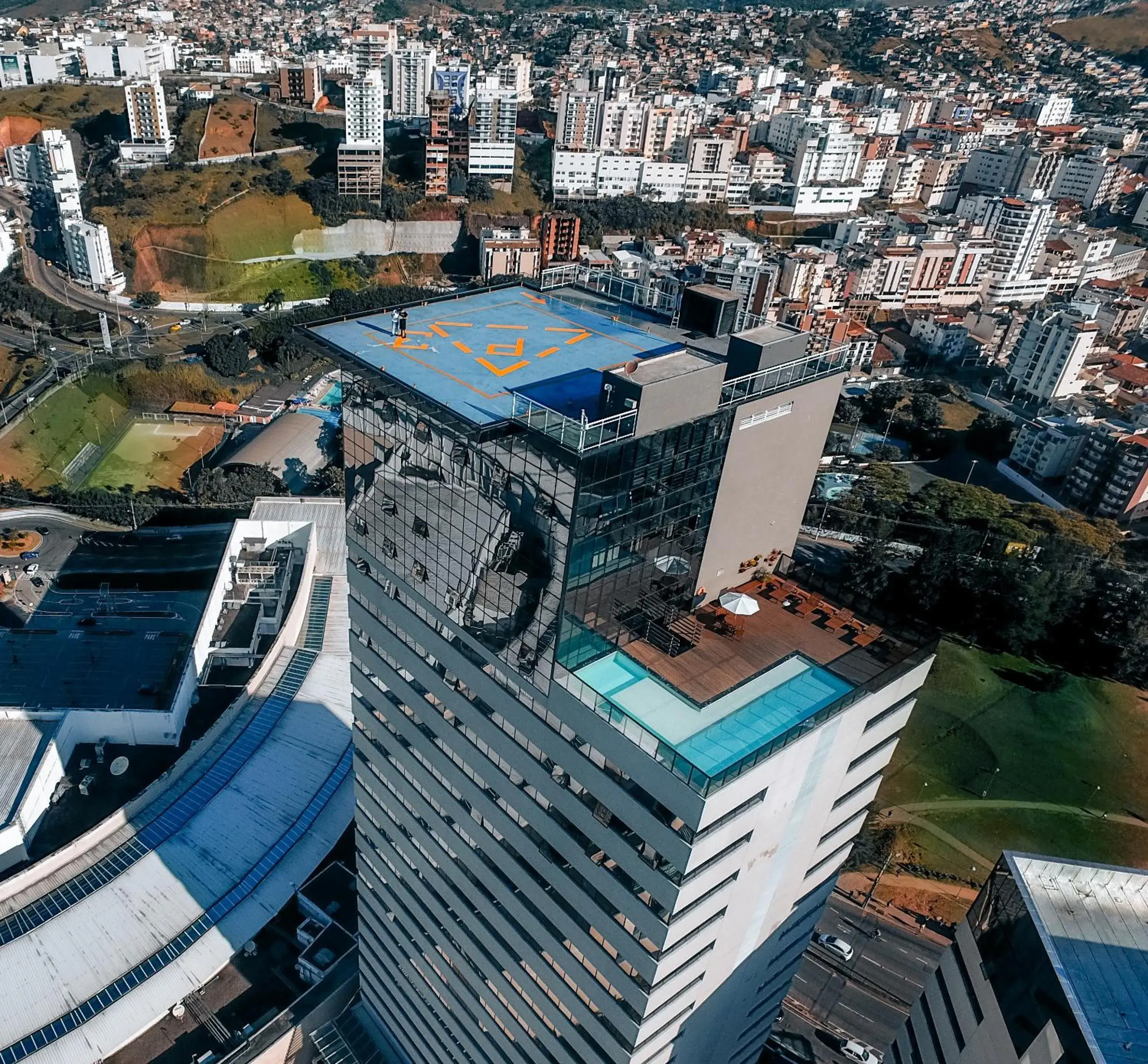 Bird's eye view in Trade Hotel Bird's eye view in Trade Hotel