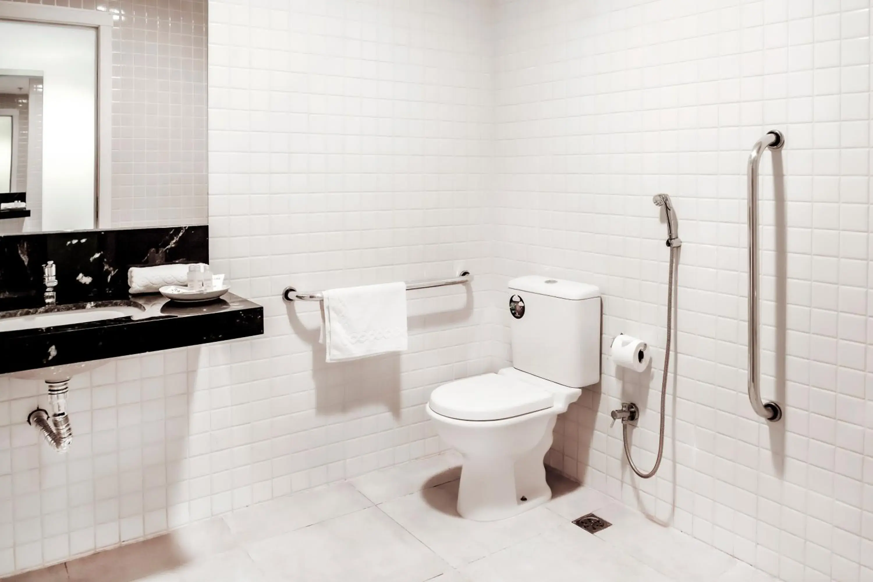Bathroom in Trade Hotel Bathroom in Trade Hotel