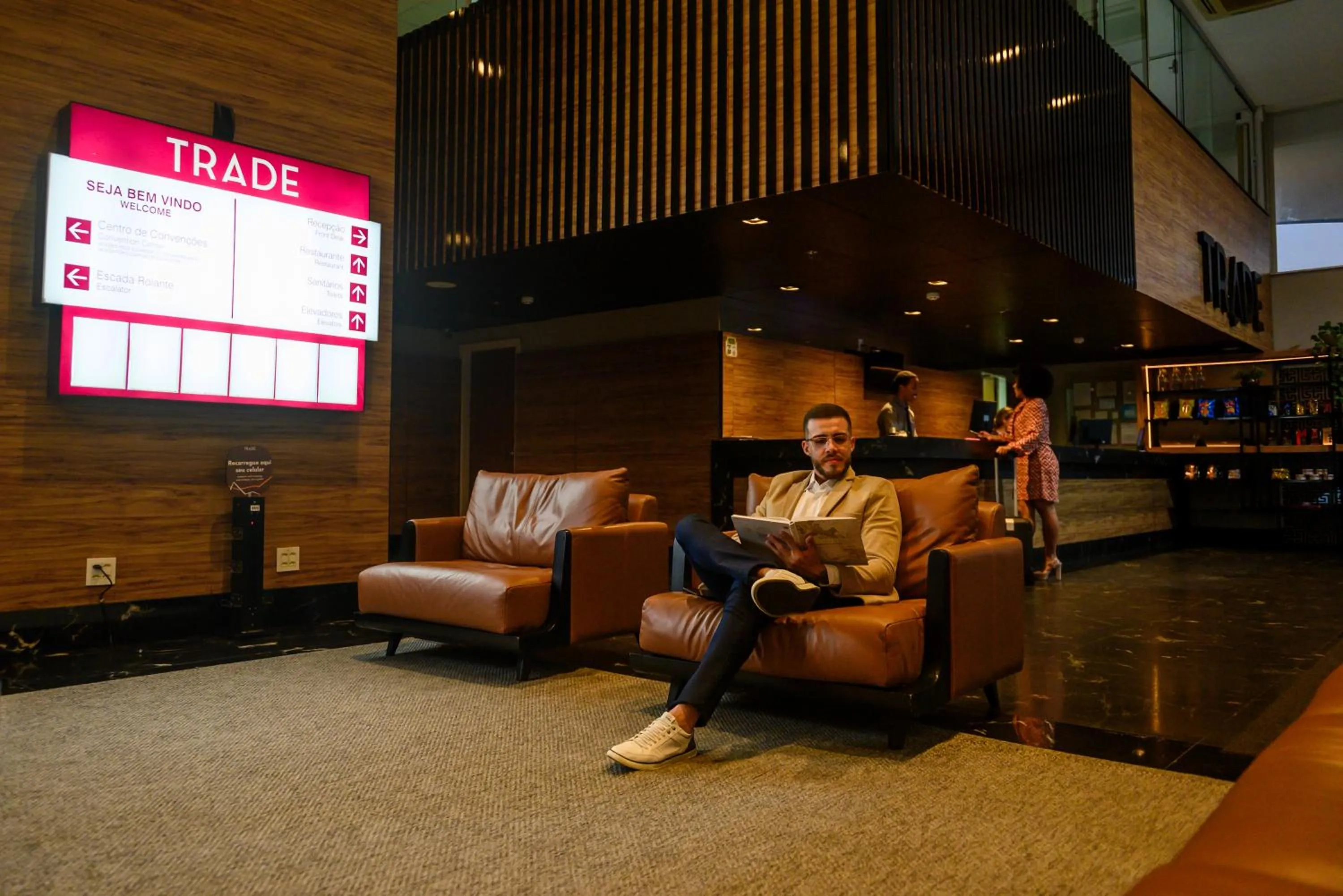 Lobby or reception in Trade Hotel