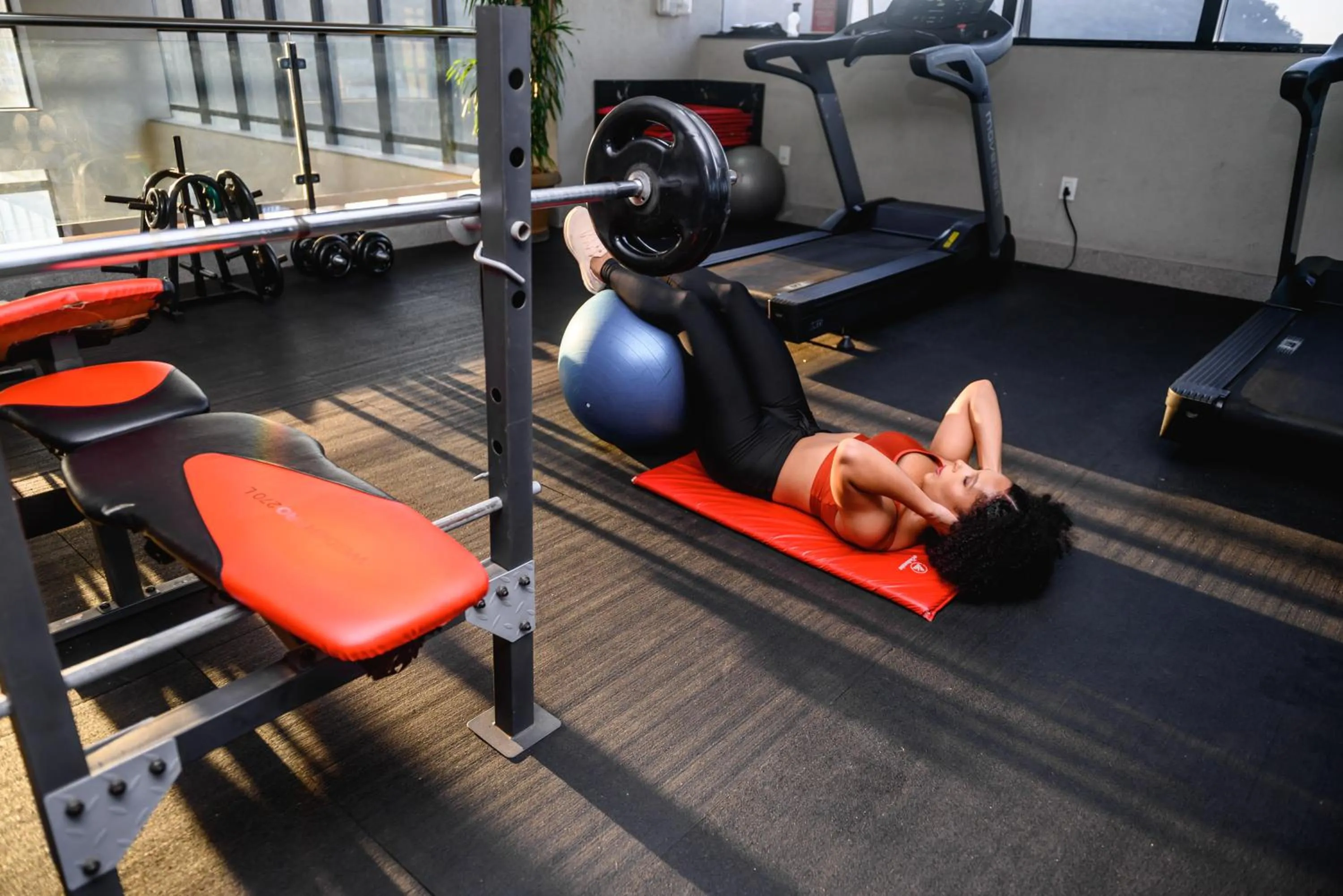 Fitness centre/facilities in Trade Hotel