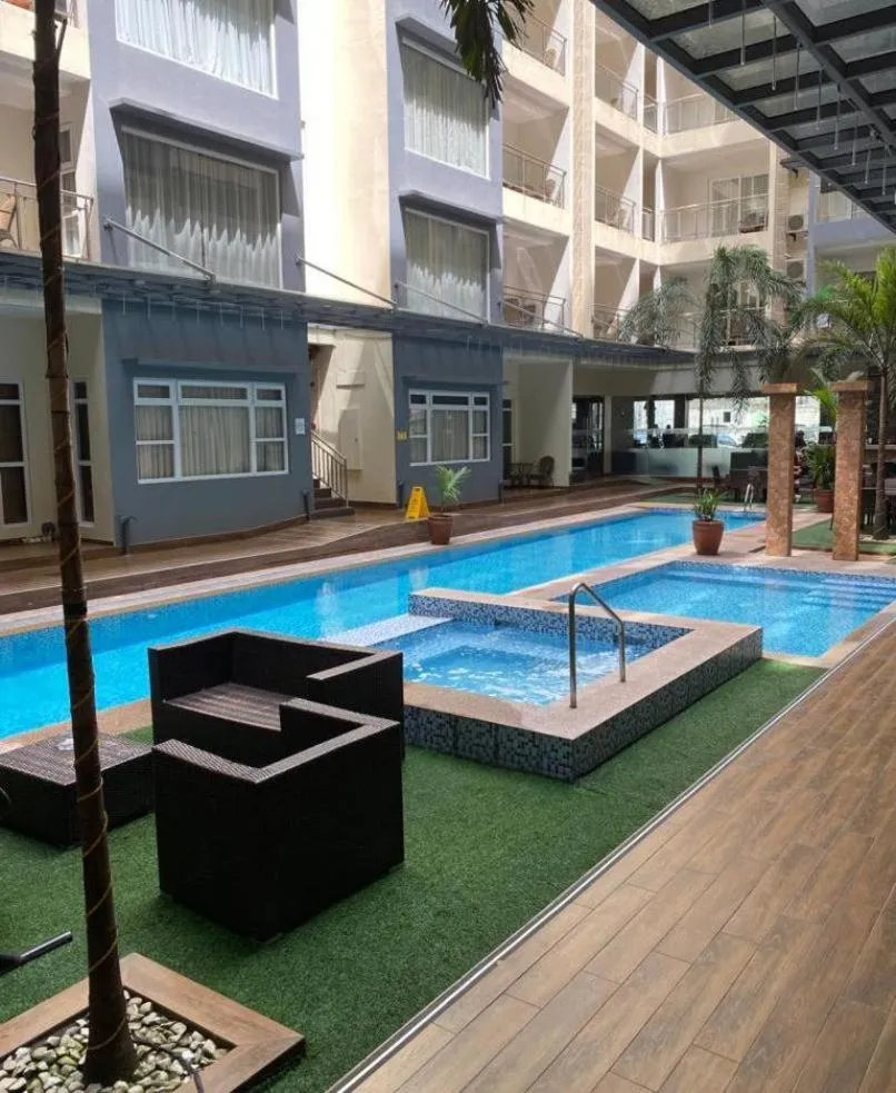 Pool view in La grande Hotel & Residence