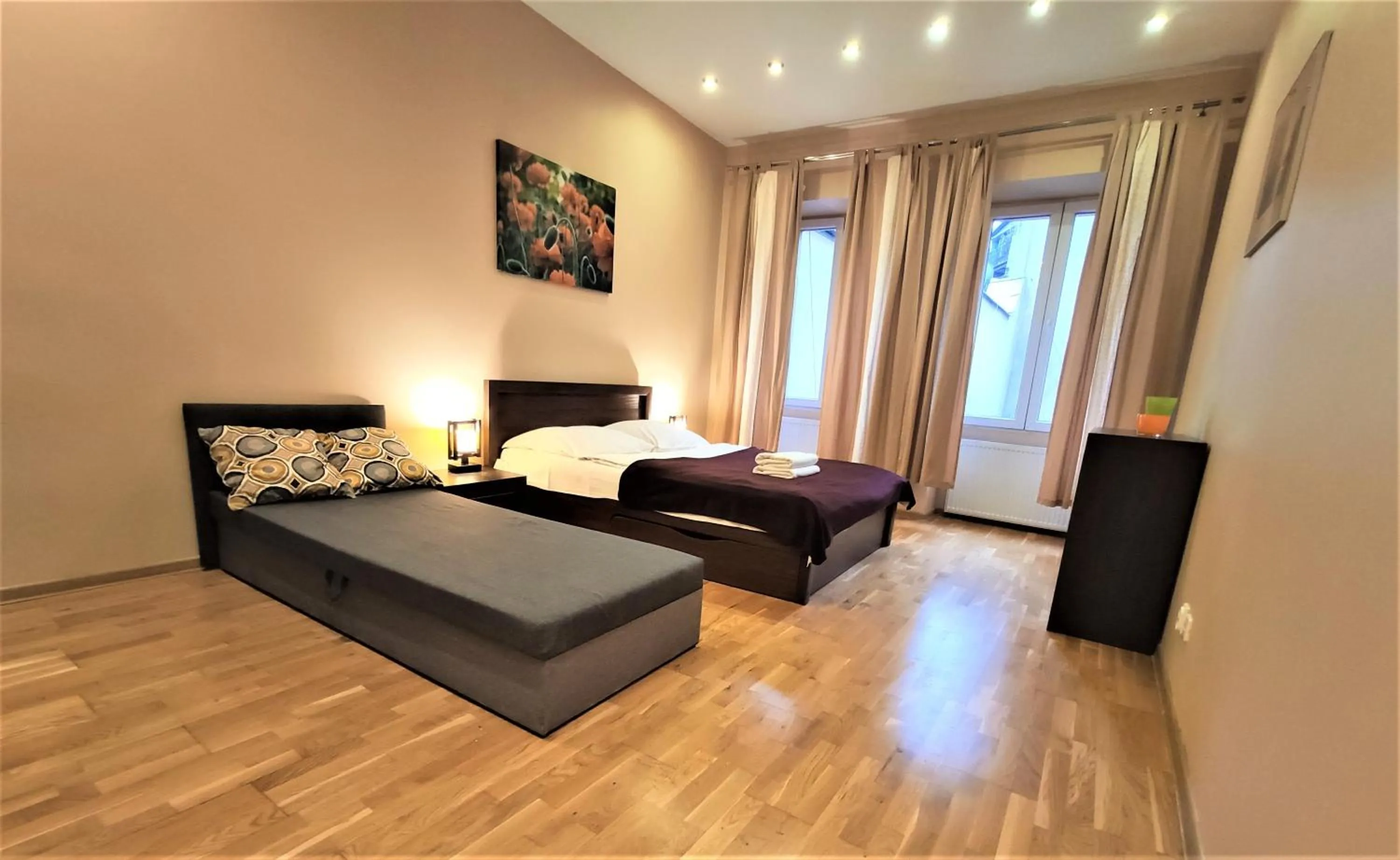Bedroom, Bed in Abak Krakow Apartment