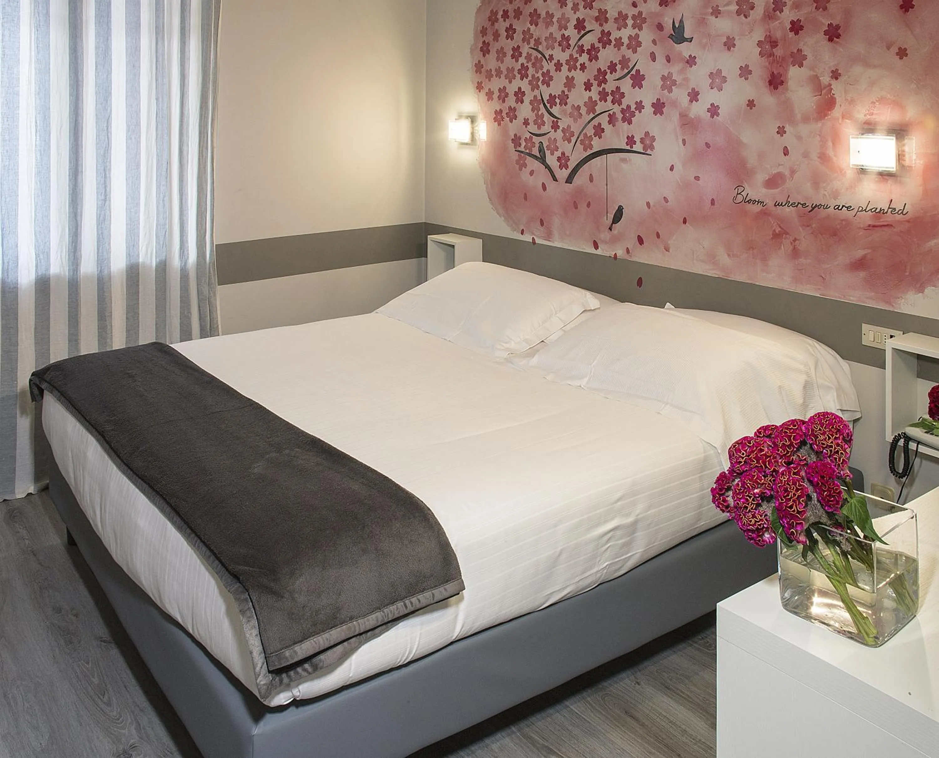 Bed in Albergo Al Cacciatore Tortellinando