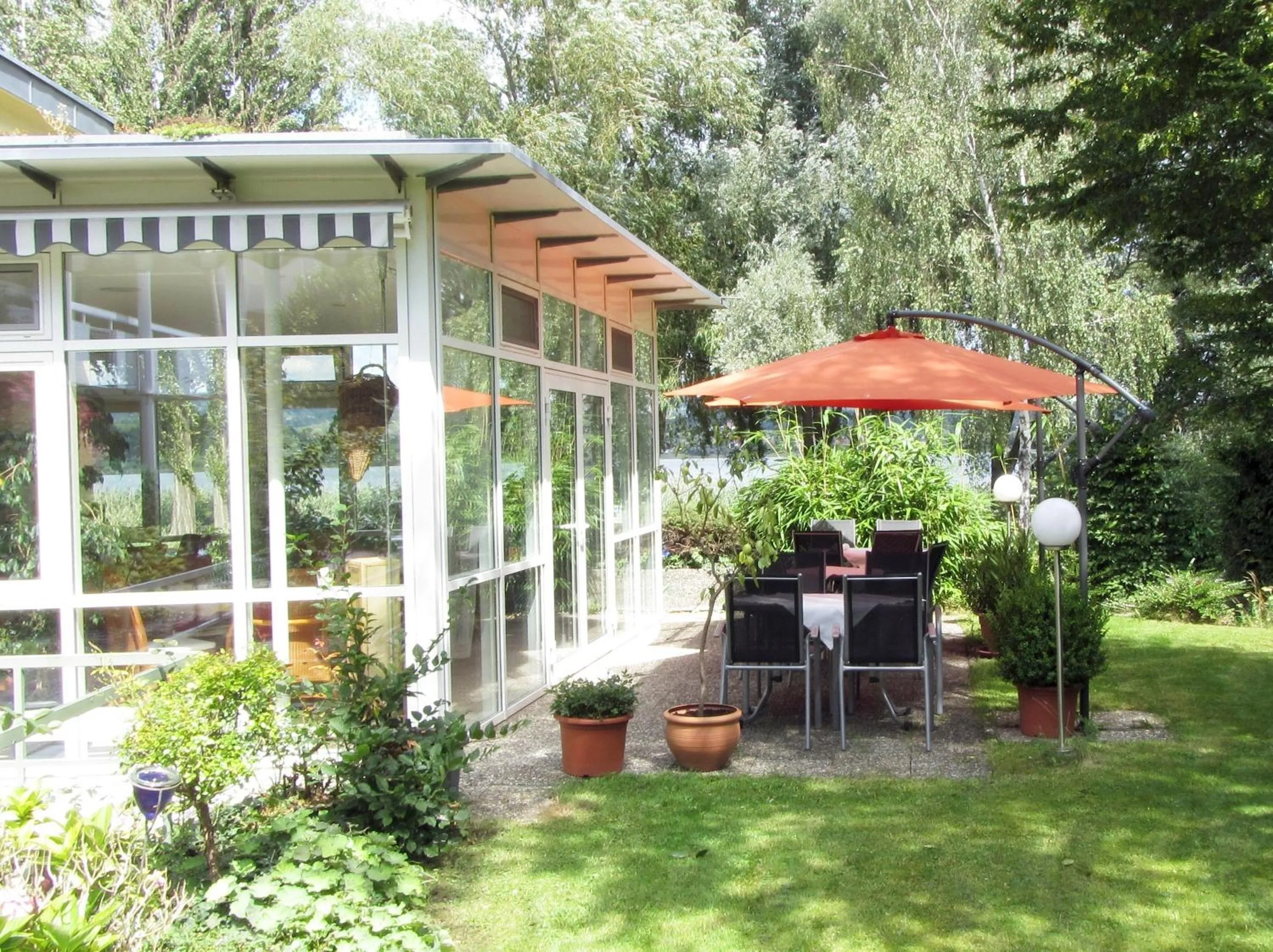 Garden in Hotel Christine