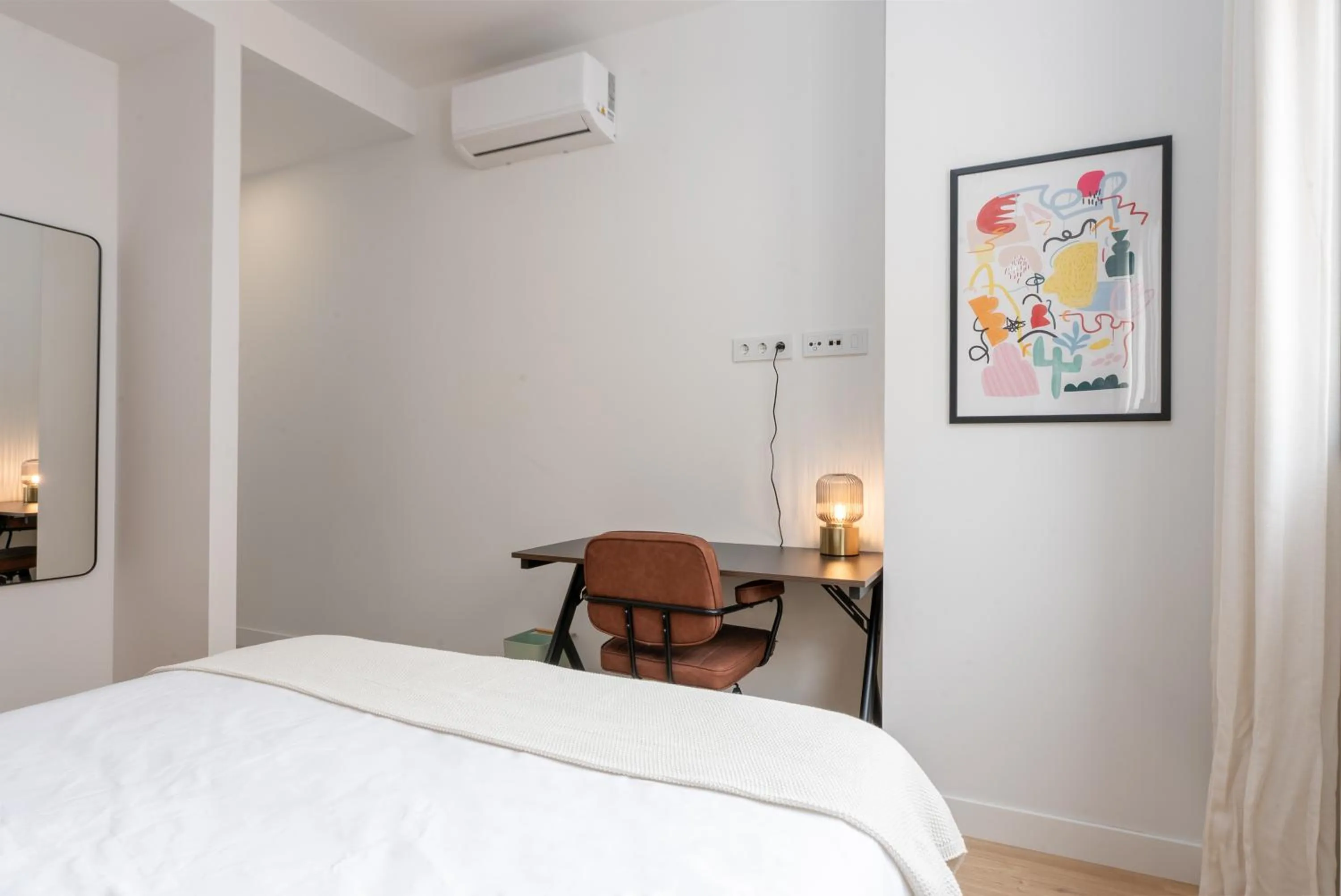 Bedroom, Bed in Live It Malaga